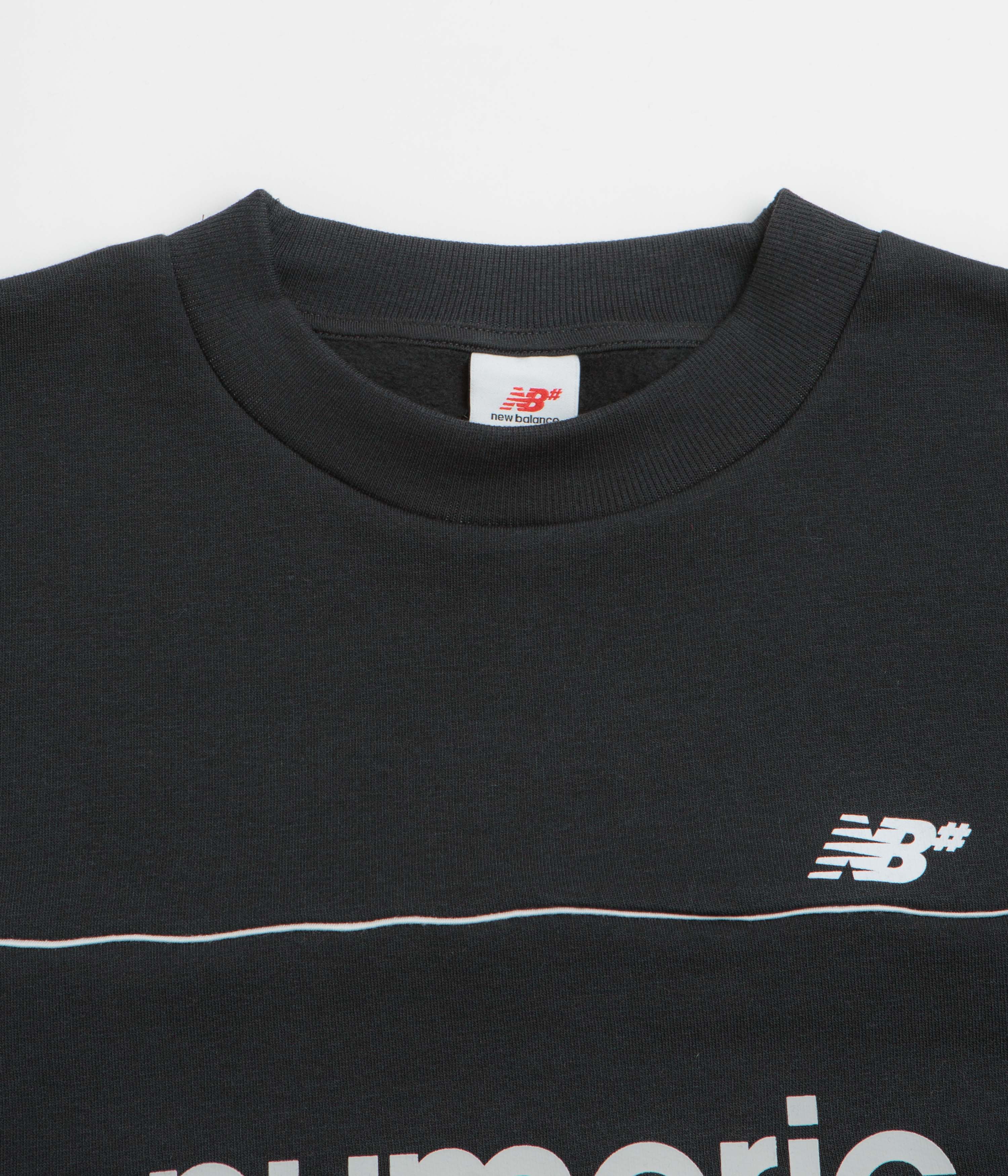 New Balance Numeric Team Crewneck Sweatshirt - Black - Image 2