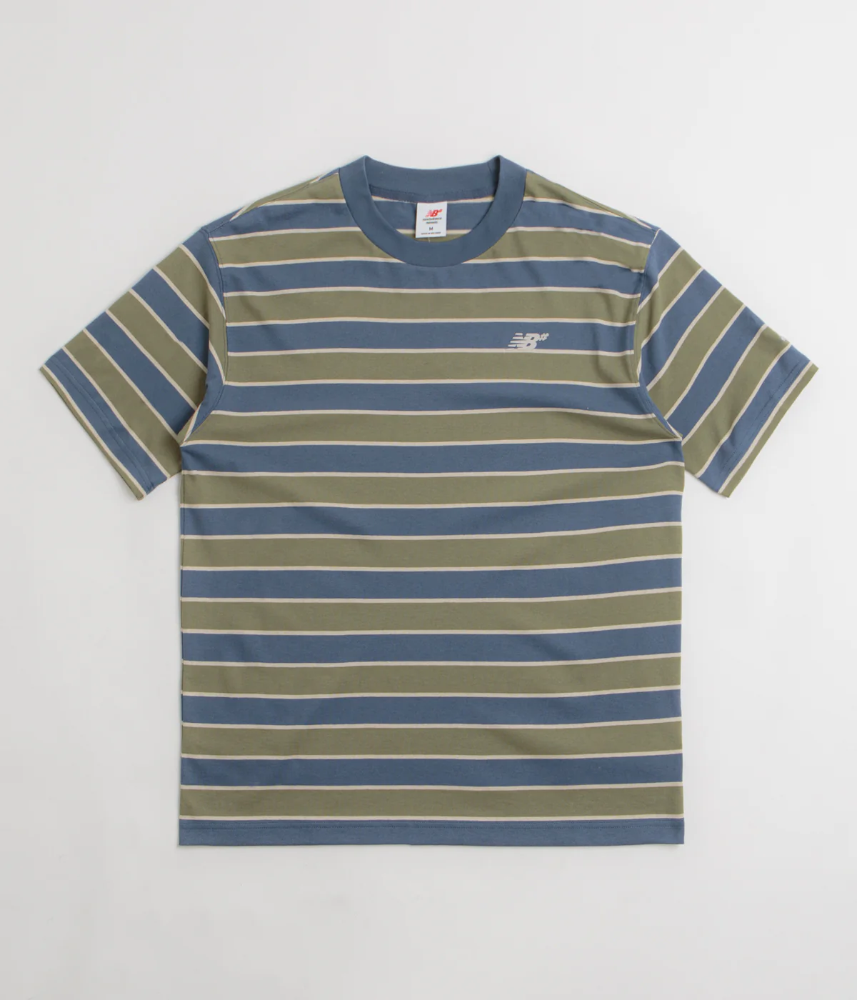 New Balance Numeric Thin Stripe T-Shirt - Blue