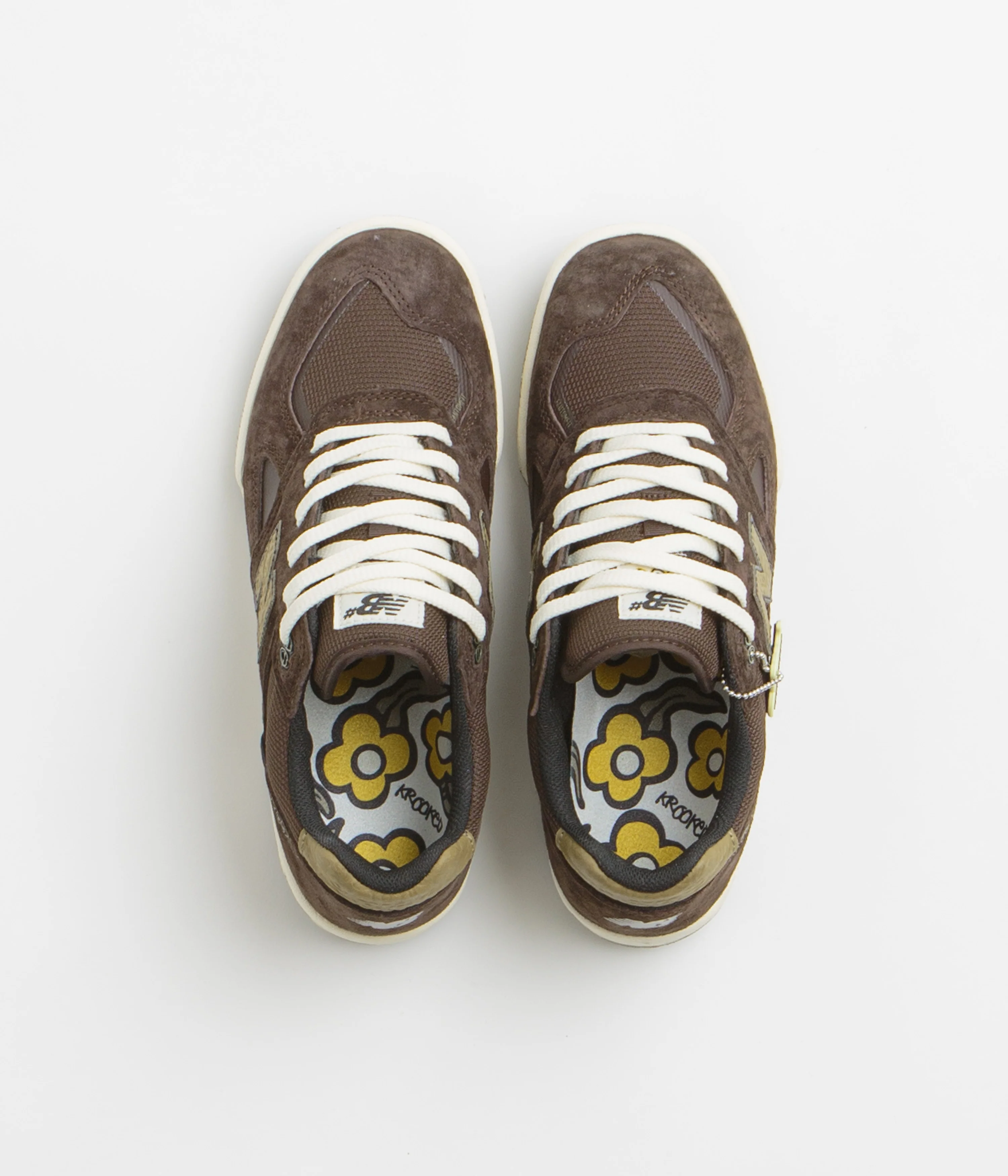 New Balance Numeric x Krooked 600 Tom Knox Shoes - Chocolate - Image 7