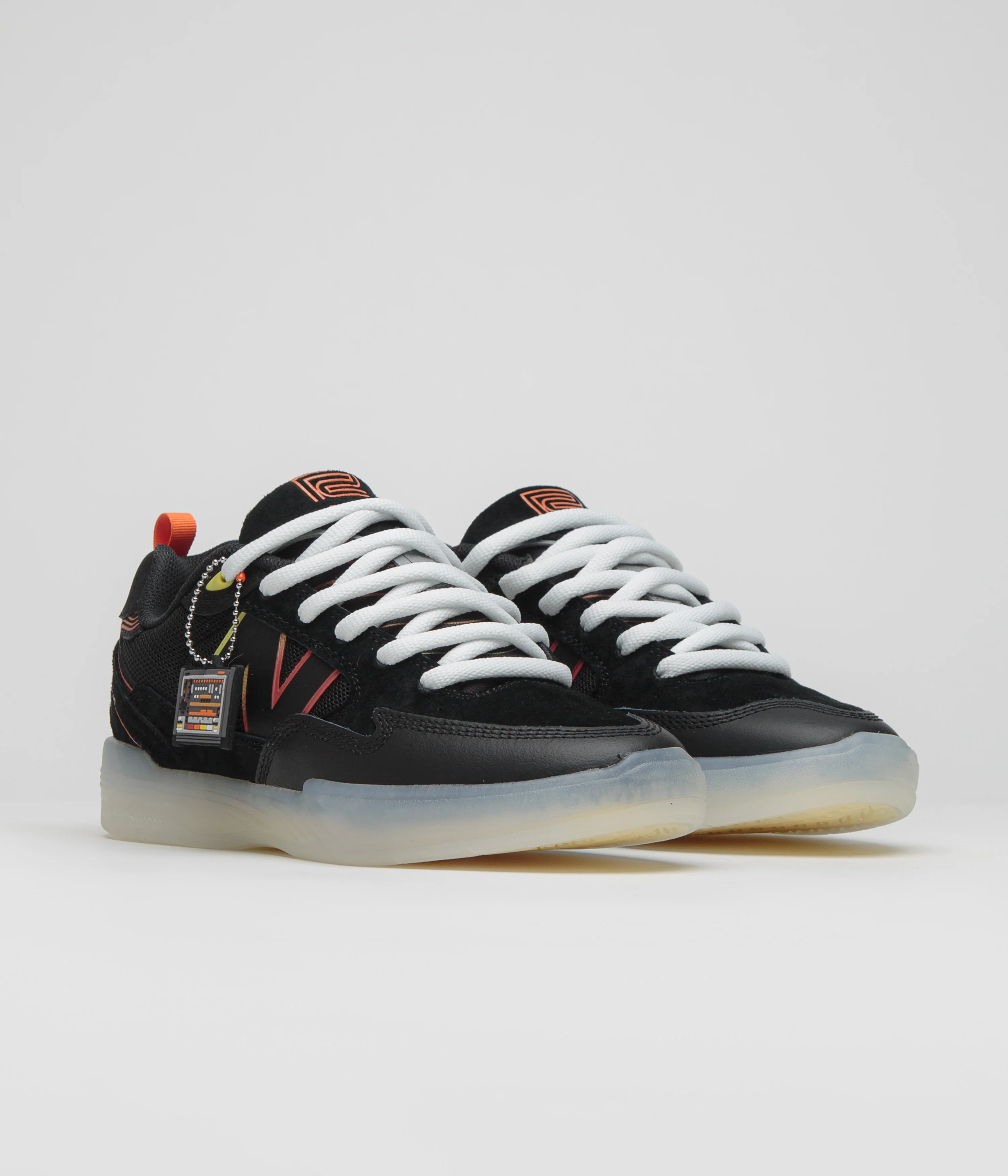 New Balance Numeric x Roland 808 Lite Tiago Lemos Shoes - Black / Orange - Image 2