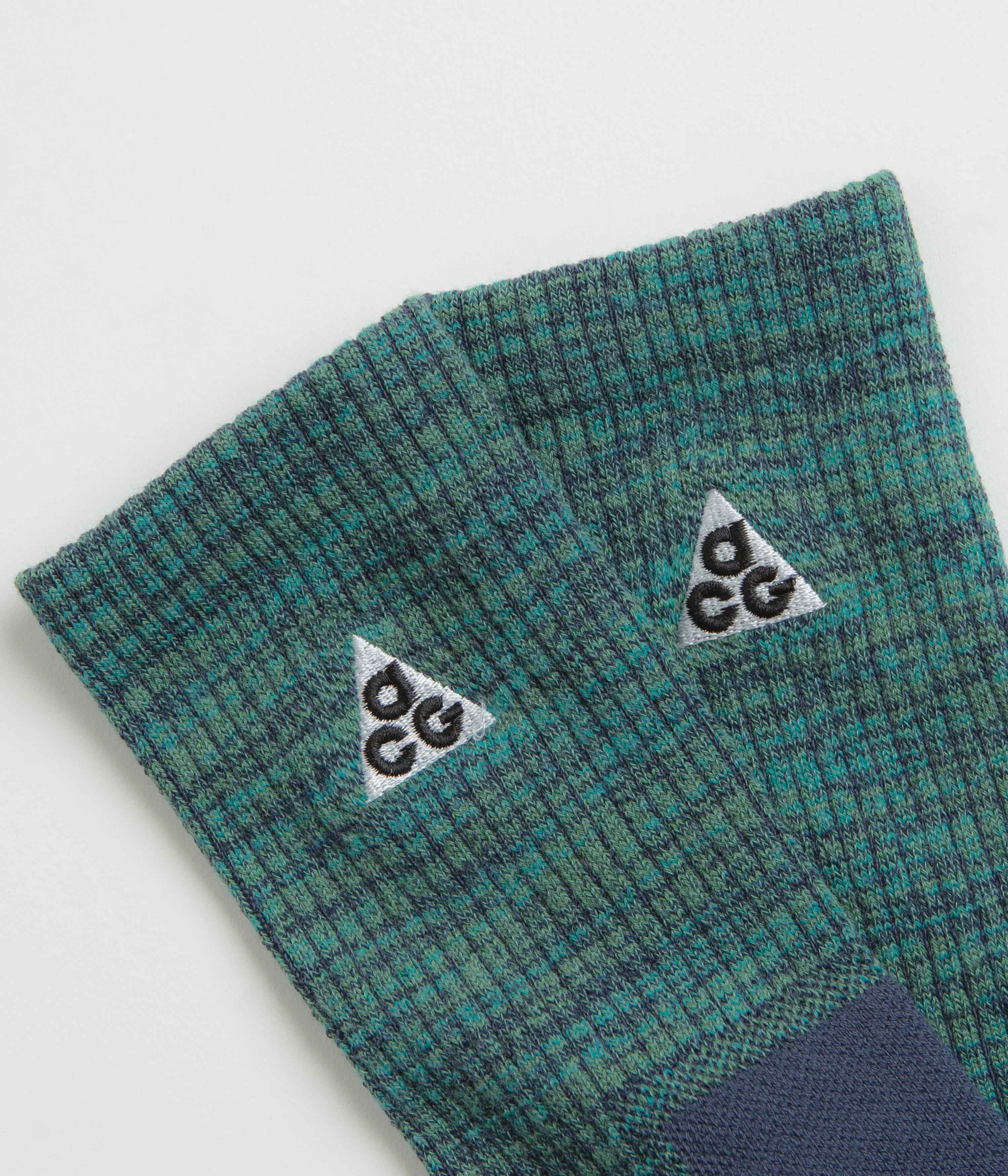 Nike ACG Everyday Cushioned Crew Socks - Bicoastal / Thunder Blue / White - Image 2