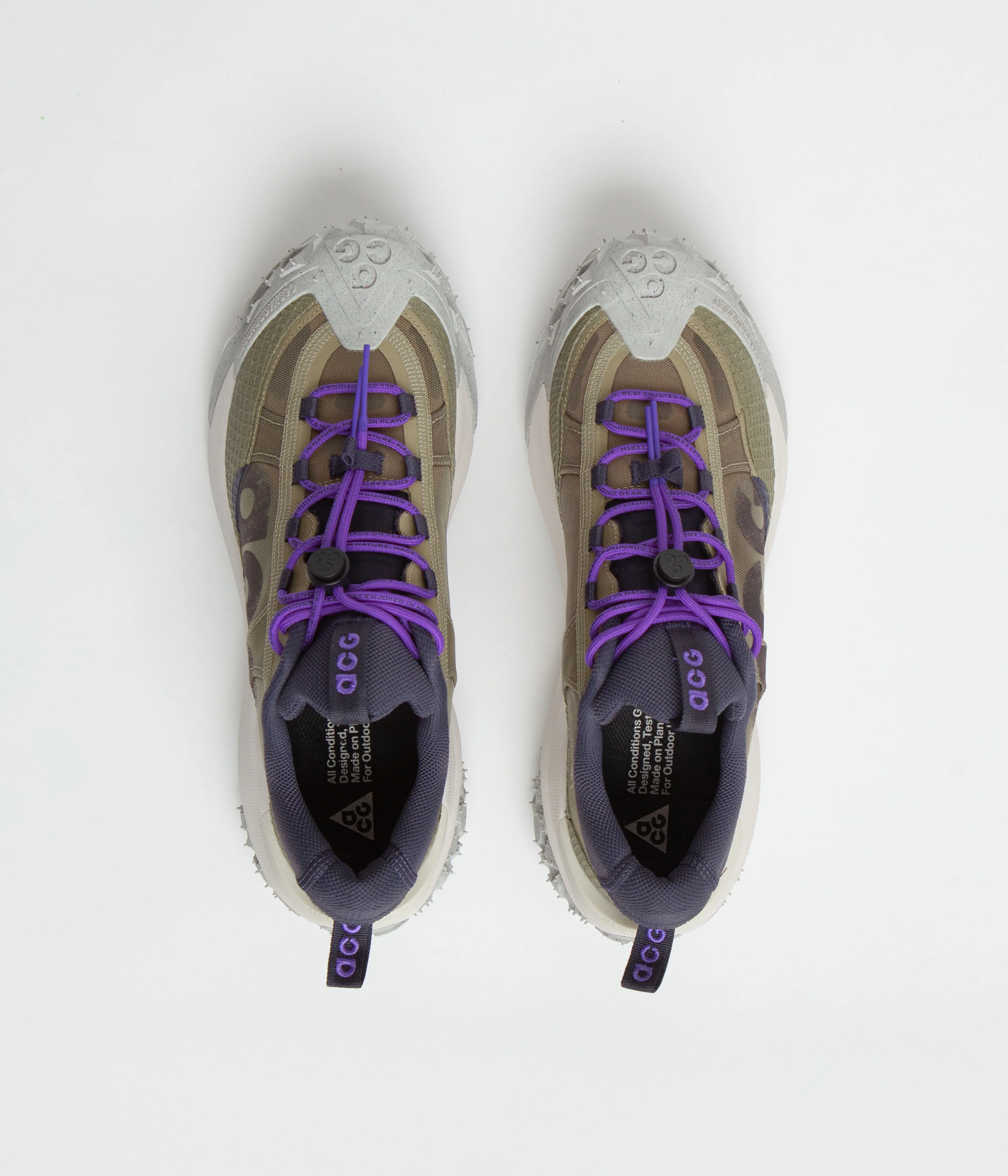 Nike ACG Mountain Fly 2 Low Shoes - Neutral Olive / Gridiron - Action Grape - Image 7