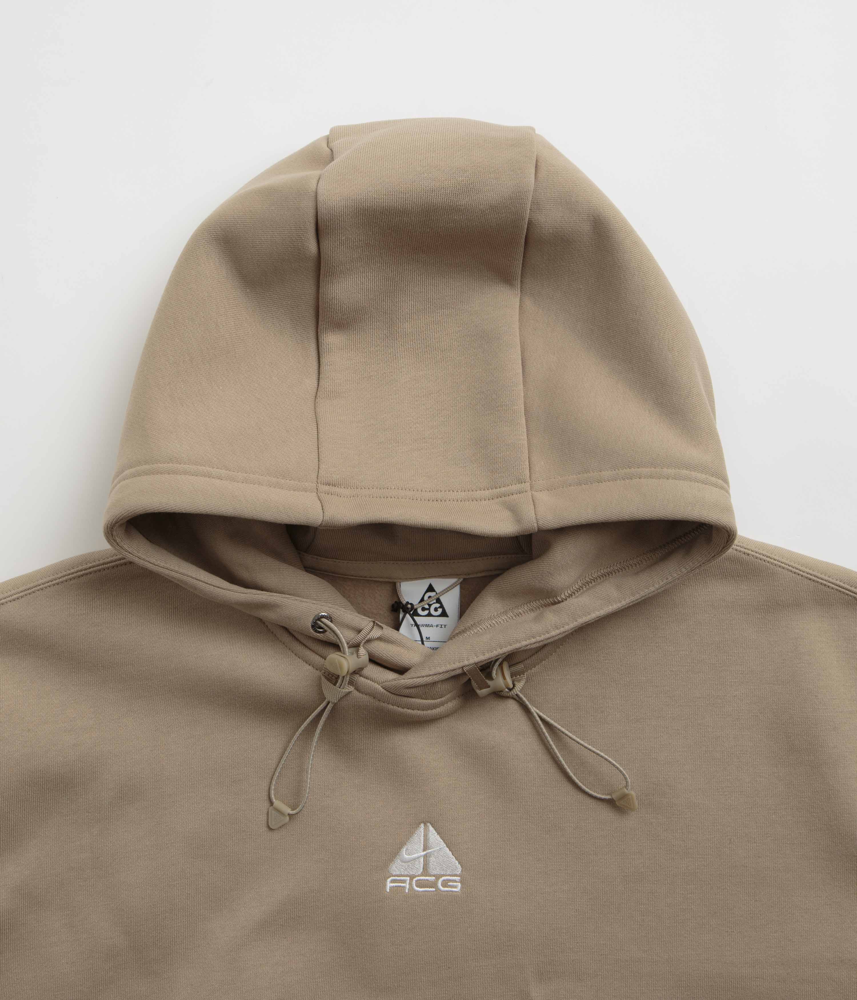 Nike ACG Therma-FIT Fleece Hoodie - Khaki / Khaki - Image 4