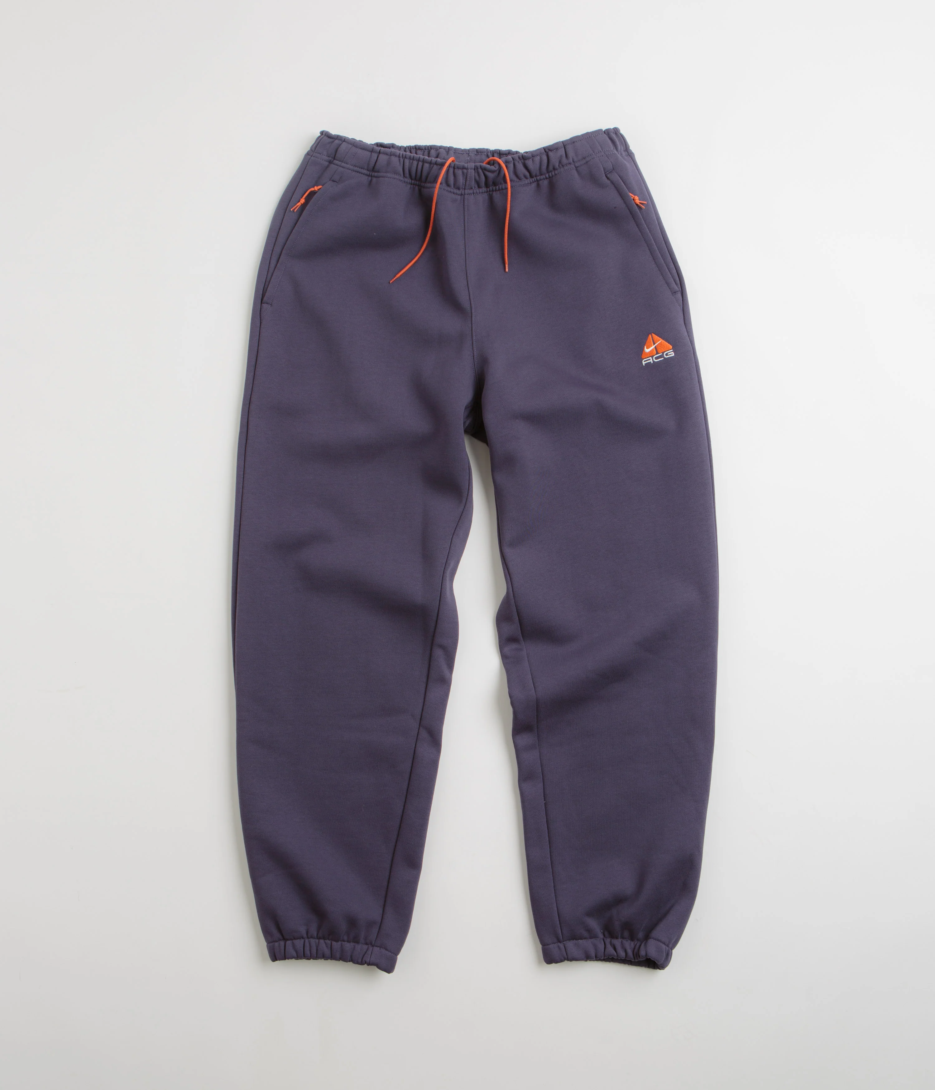 Nike ACG Tuff Fleece Lungs Pants - Dark Raisin / Safety Orange / Summit White