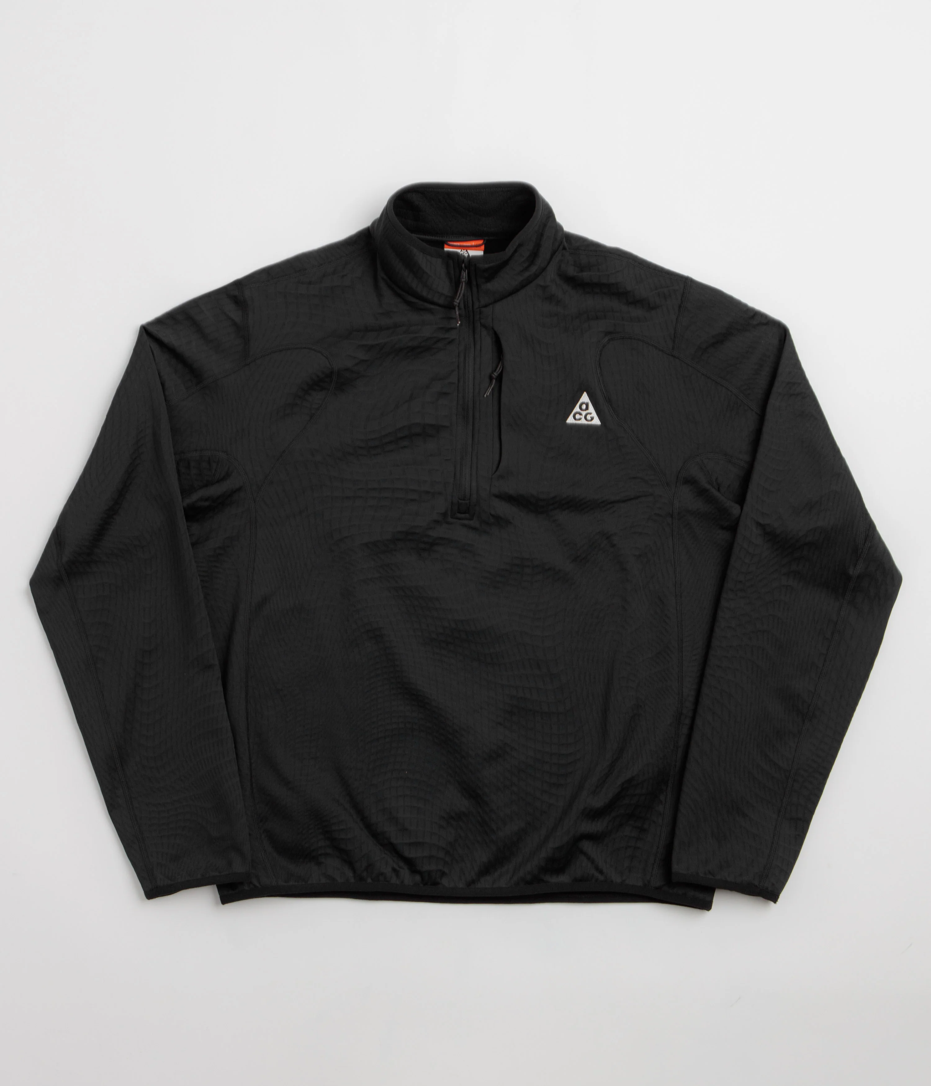 Nike ACG Wolf Grid 1/2 Zip Sweatshirt - Black / Summit White