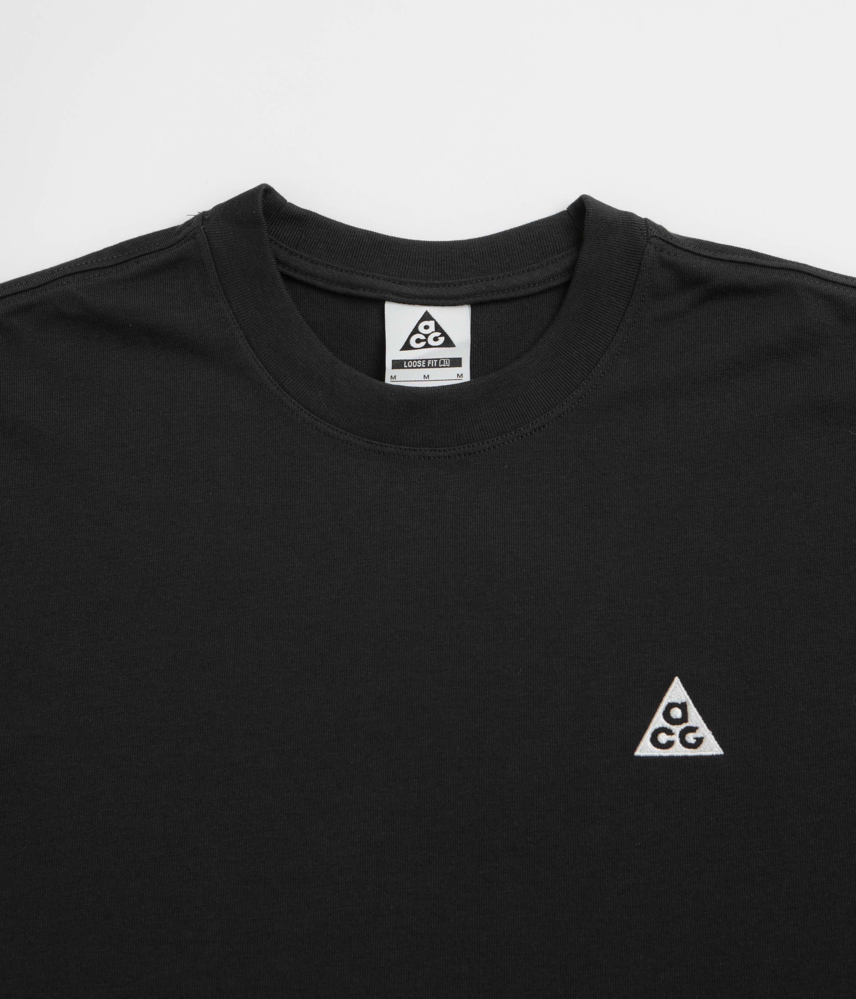Nike ACG Womens NRG Logo T-Shirt - Black / Summit White - Image 2