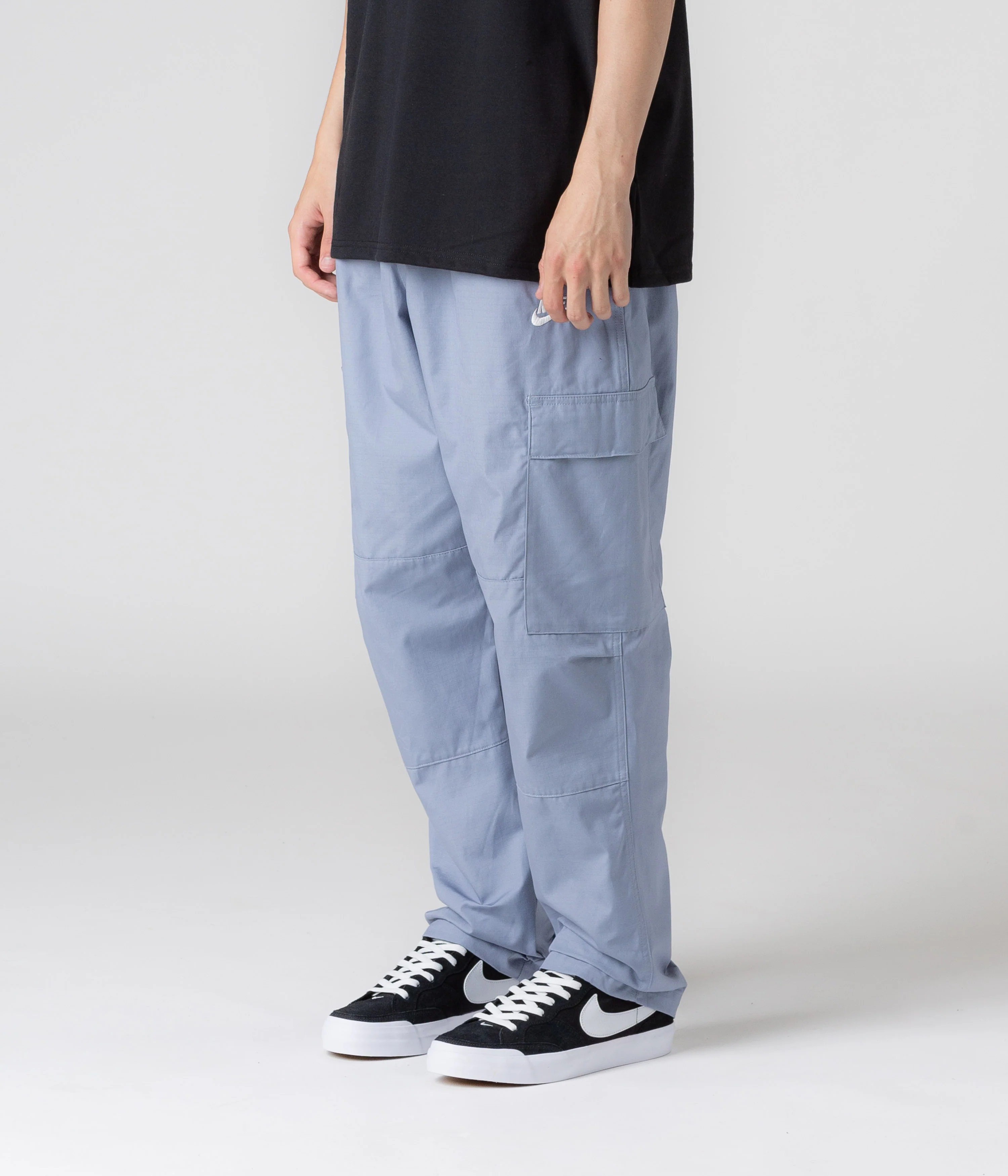 Nike Club Cargo Pants - Ashen Slate / White - Image 10