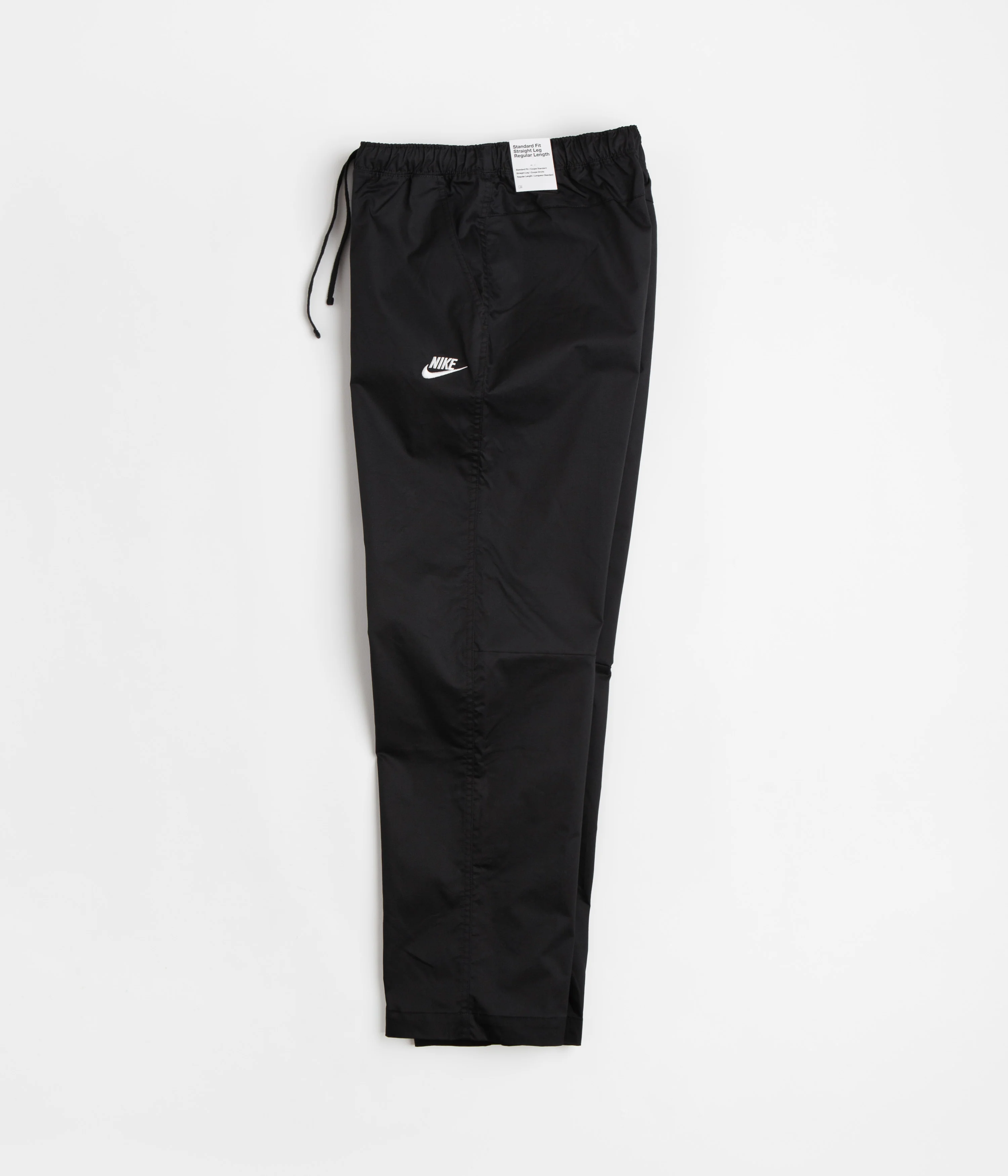 Nike Club Straight Leg Pants - Black / White - Image 2
