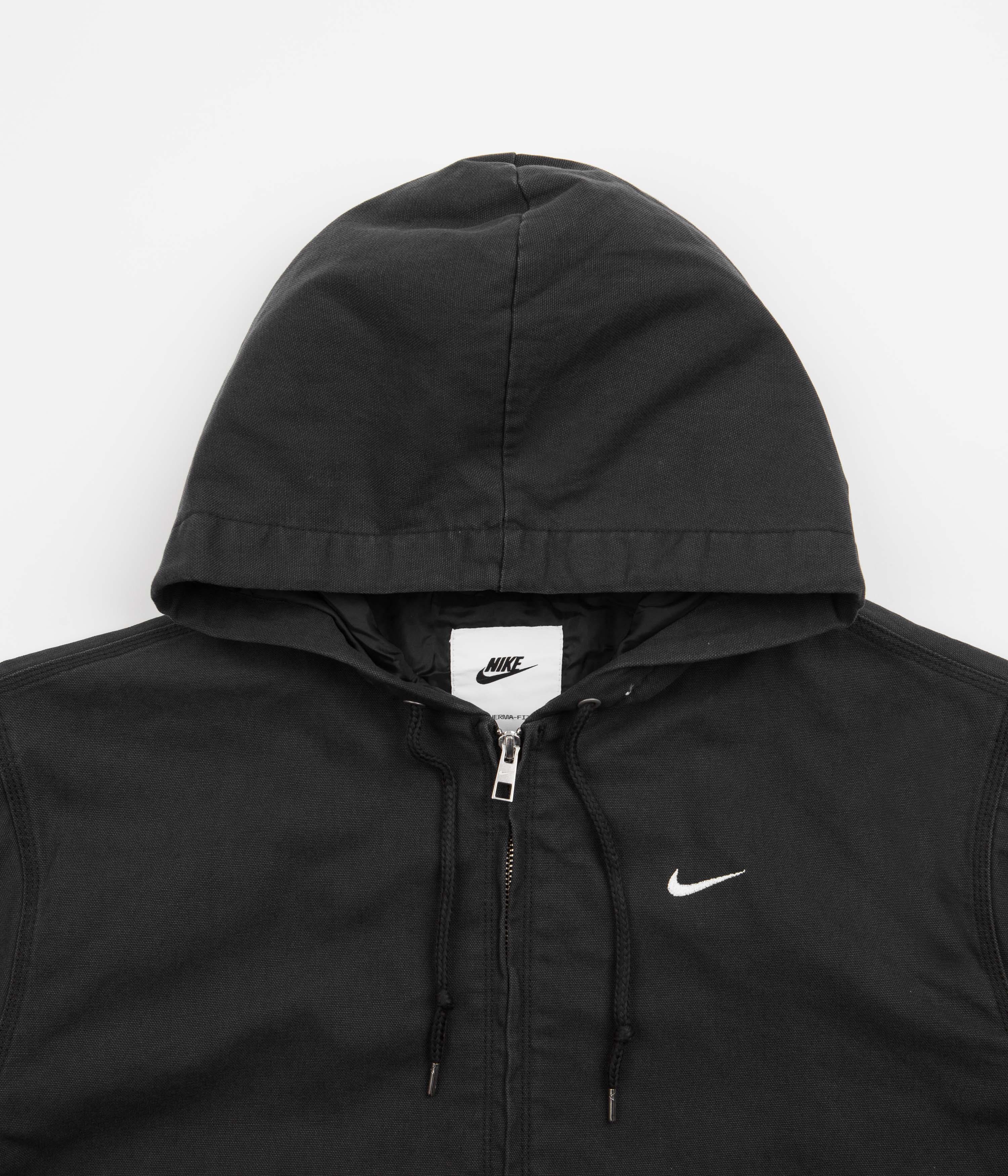 Nike Padded Hooded Jacket - Off Noir / White - Image 4