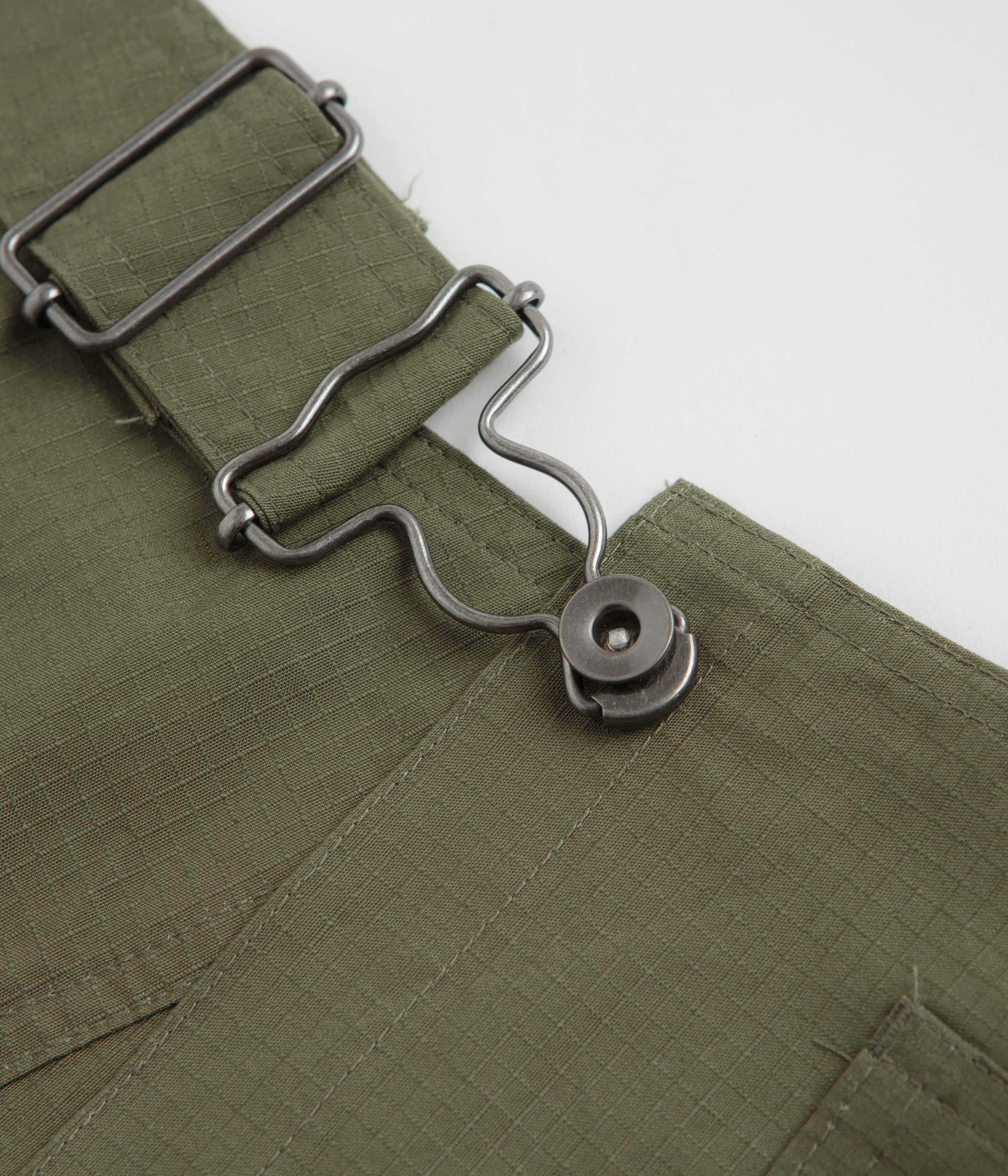 Nike SB Agnostic Overalls - Medium Olive / White - Image 6