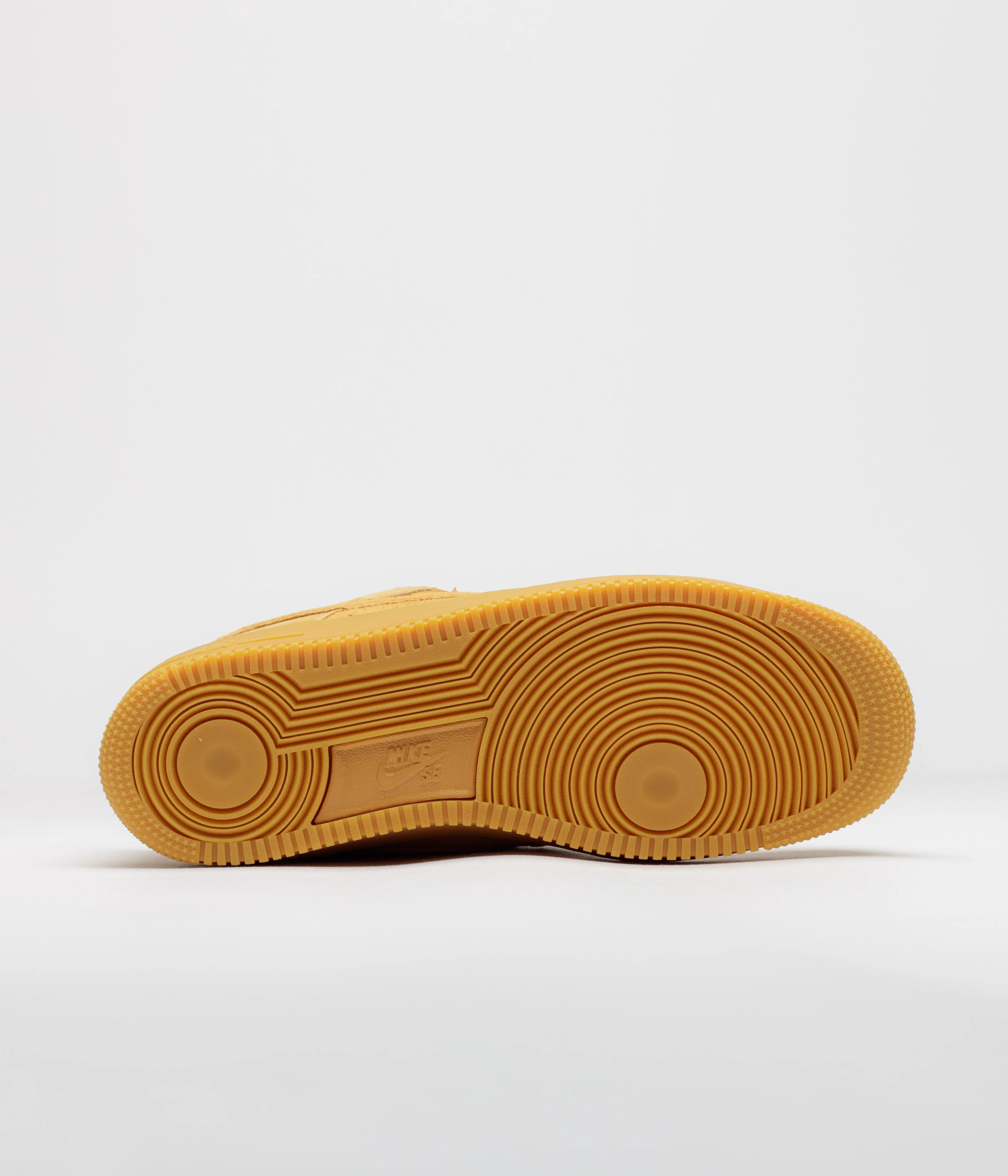 Nike SB Air Force 1 Shoes - Flax / Flax - Black - Gum Light Brown - Image 6