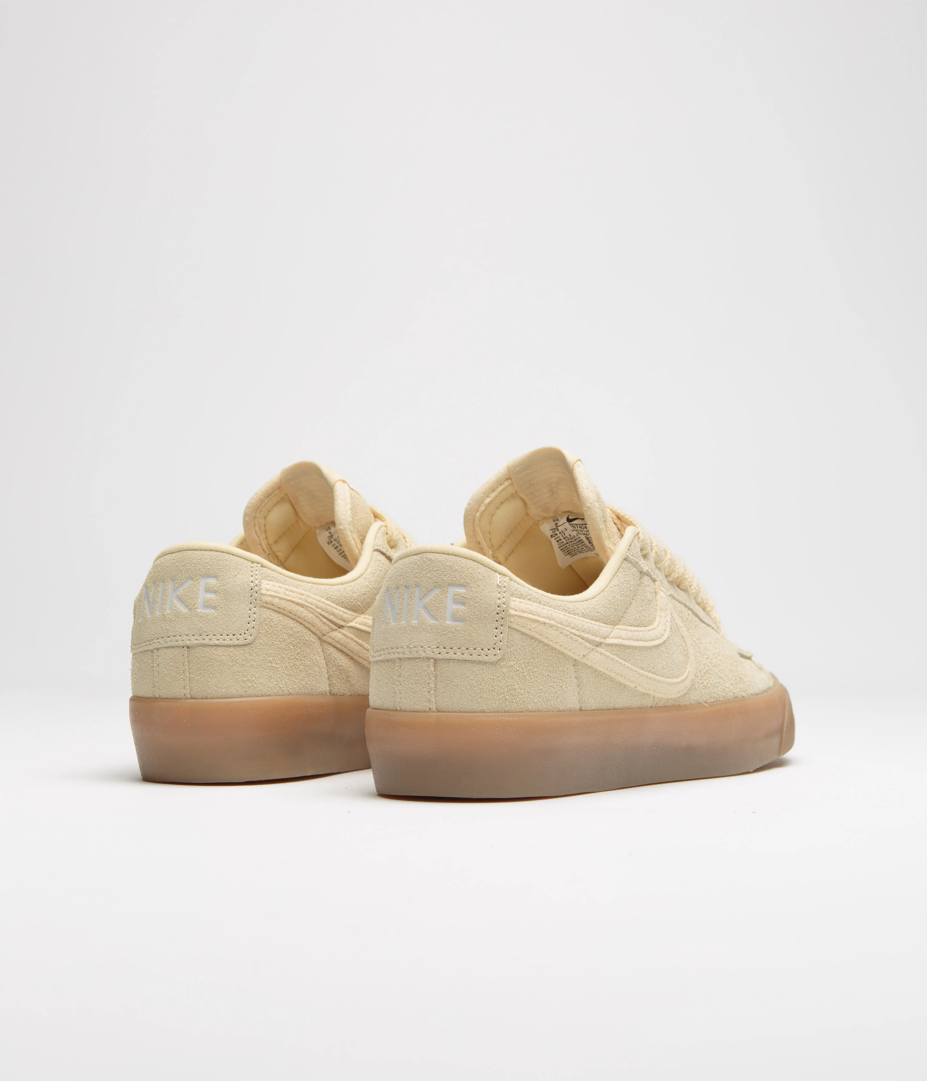 Nike SB Blazer Low Pro GT Premium Shoes - Pale Vanilla / Pale Vanilla - Pale Vanilla - Image 4