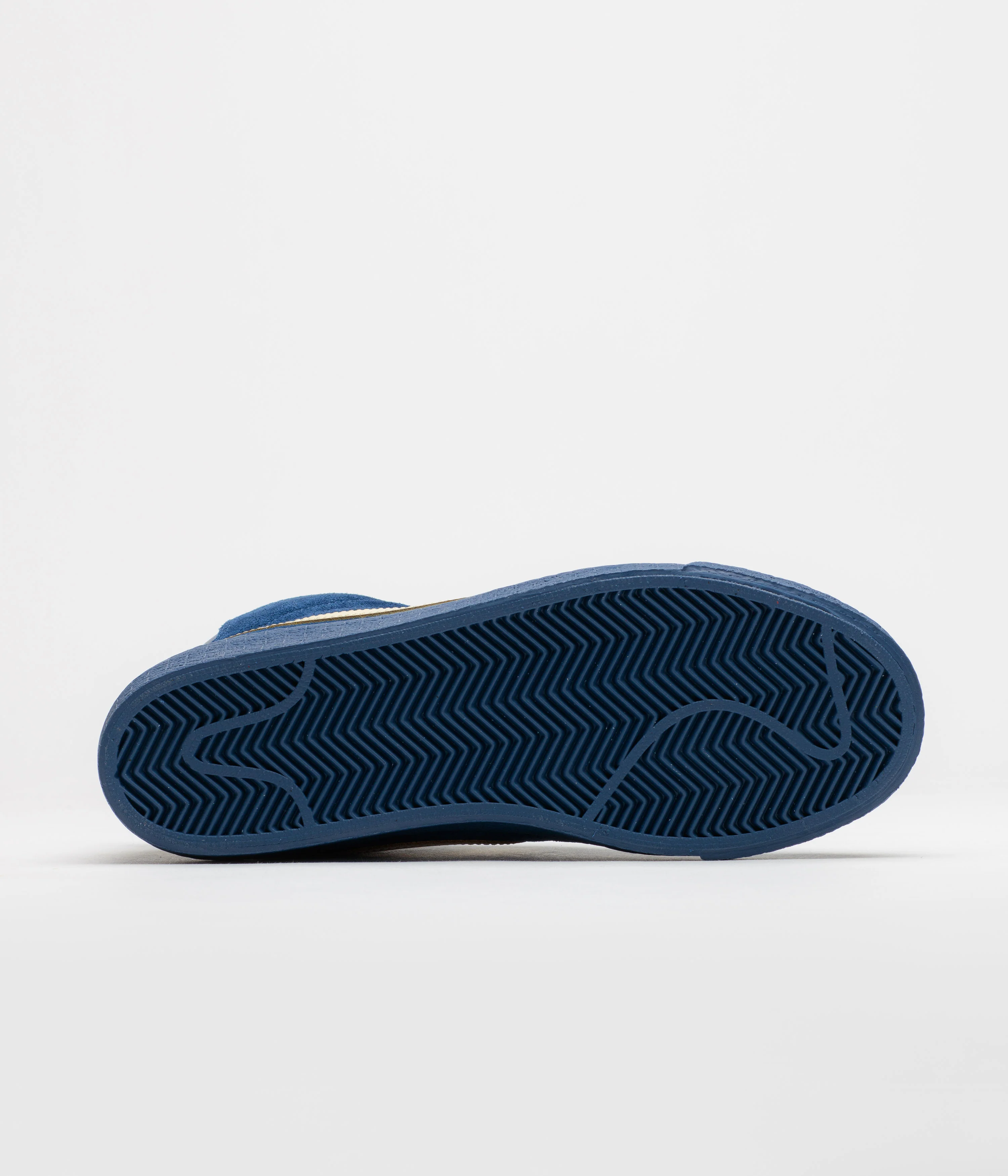 Nike SB Blazer Mid Shoes - Coastal Blue / Pale Yellow - Coastal Blue - Image 7