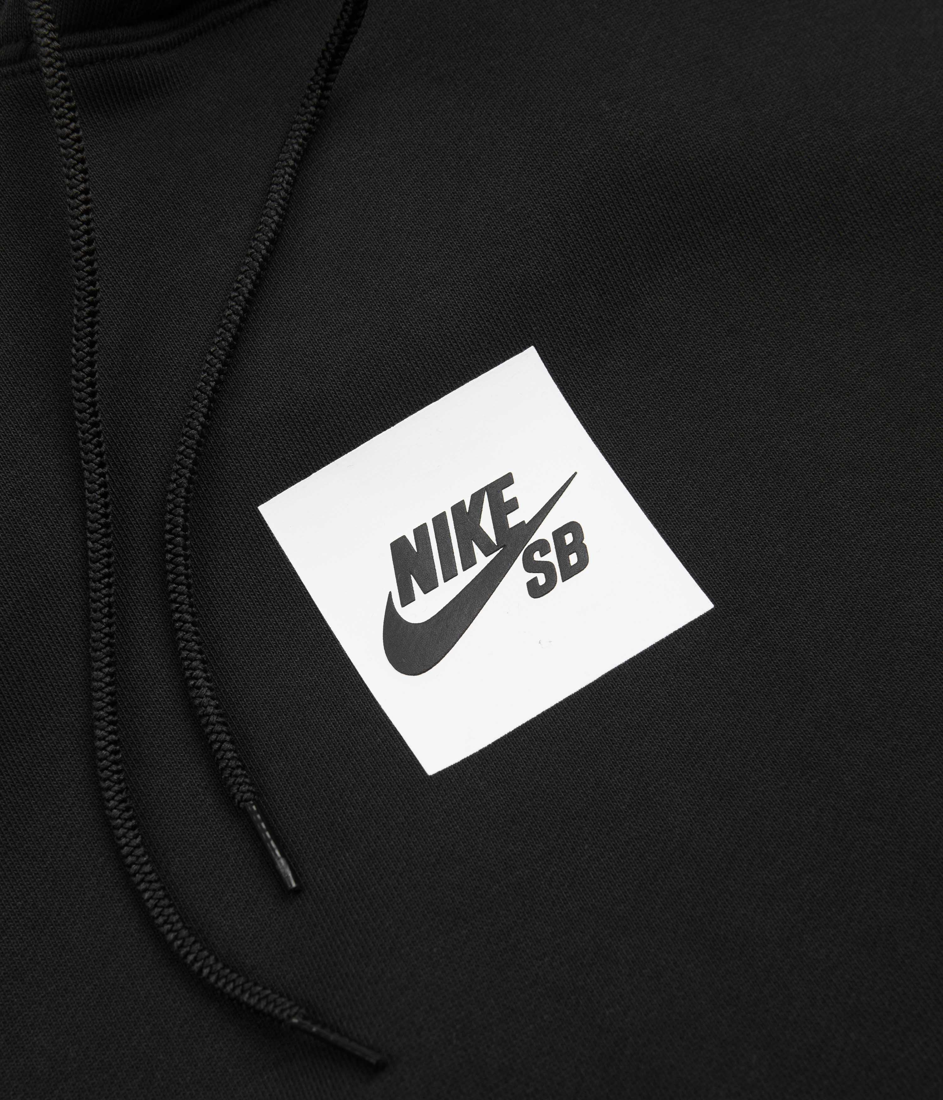 Nike SB Box Logo Hoodie - Black - Image 3