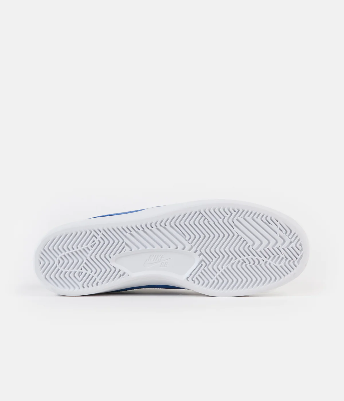 Nike SB Bruin React Shoes - Summit White / Signal Blue - Summit White - Image 7
