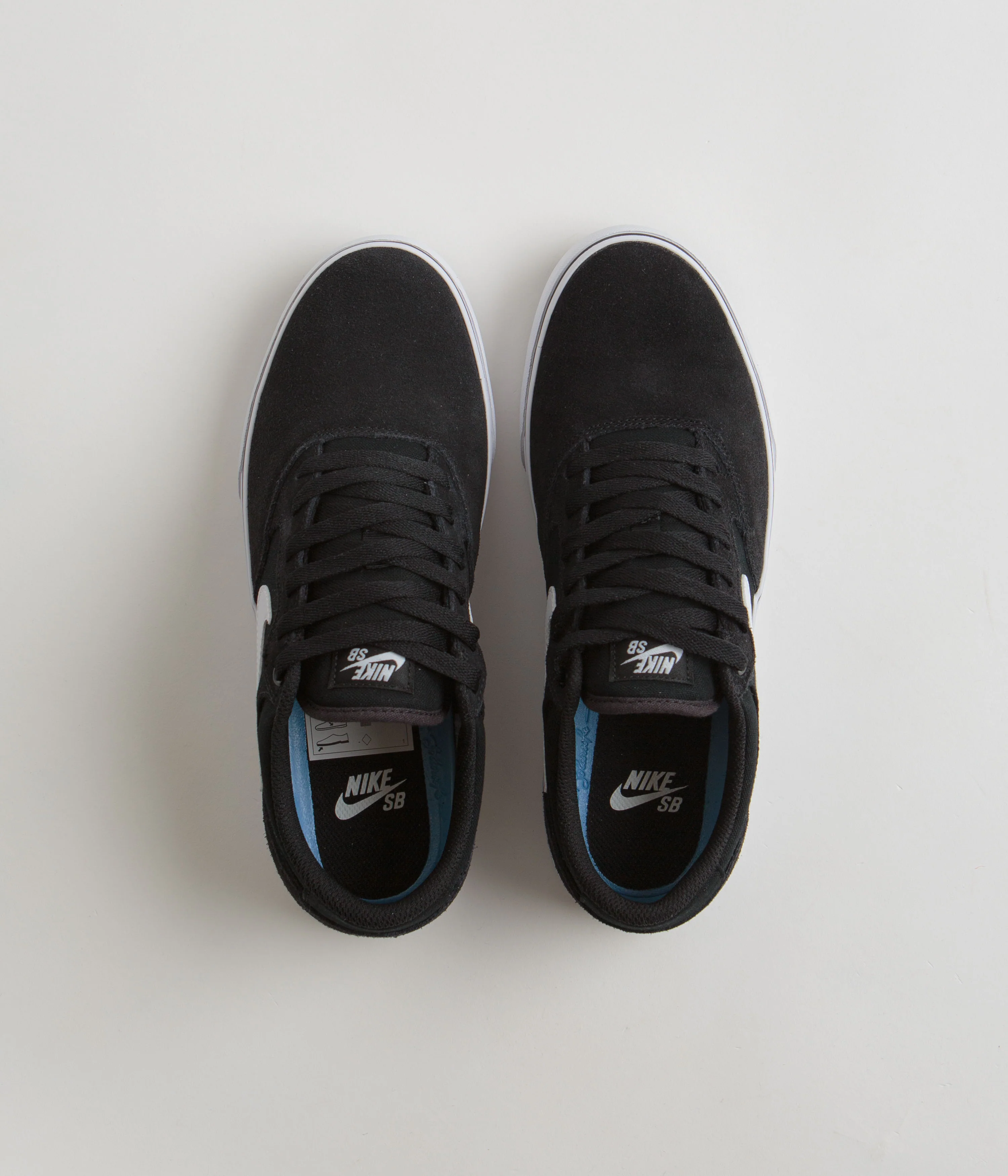 Nike SB Chron 2 Shoes - Black / White - Black - Image 8