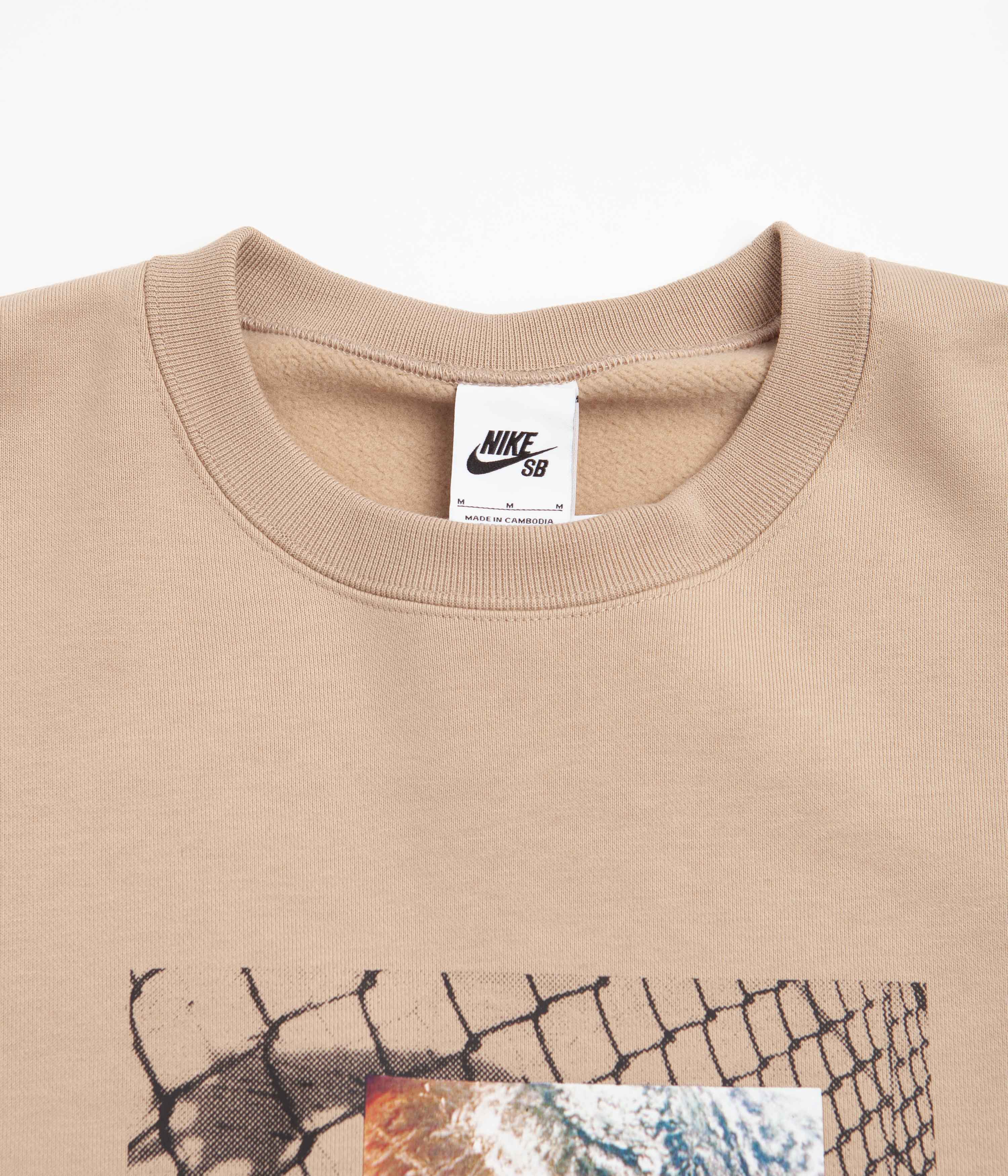 Nike SB City Border Crewneck Sweatshirt - Hemp - Image 2