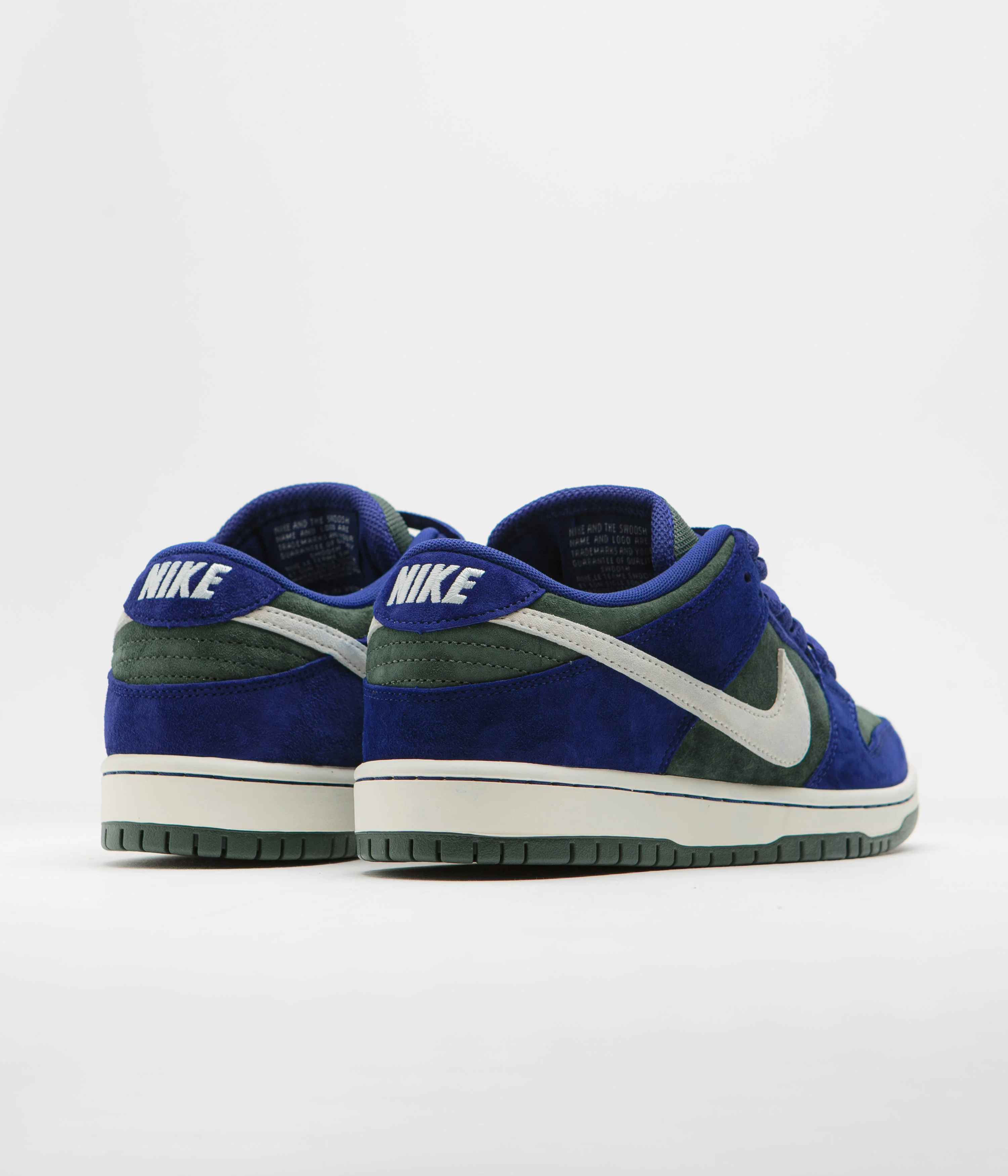 Nike SB Dunk Low Pro 'Wildcard' Shoes - Deep Royal Blue / Sail - Vintage Green - Image 5