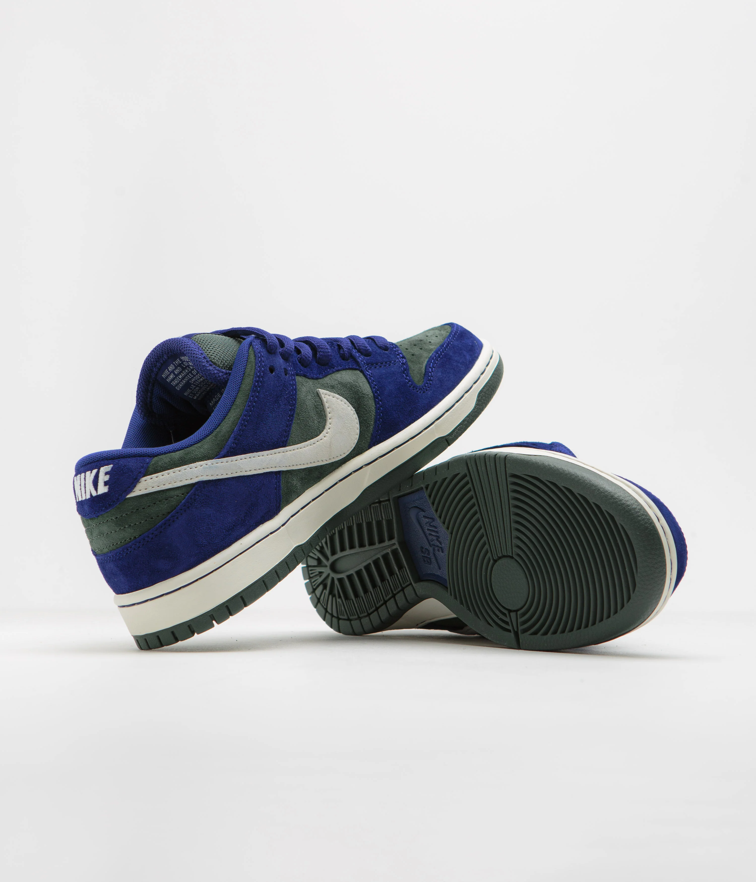 Nike SB Dunk Low Pro 'Wildcard' Shoes - Deep Royal Blue / Sail - Vintage Green - Image 6