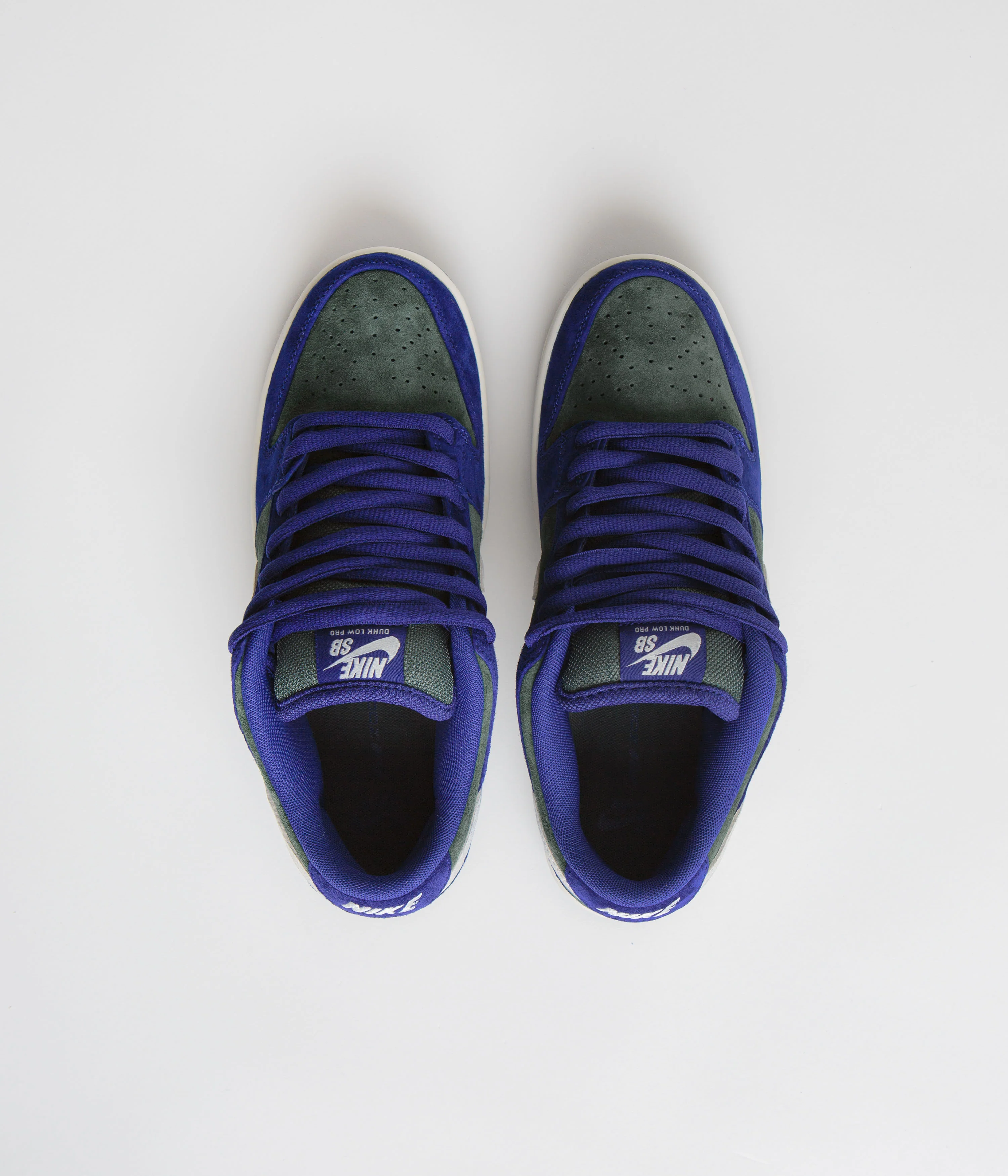 Nike SB Dunk Low Pro 'Wildcard' Shoes - Deep Royal Blue / Sail - Vintage Green - Image 8