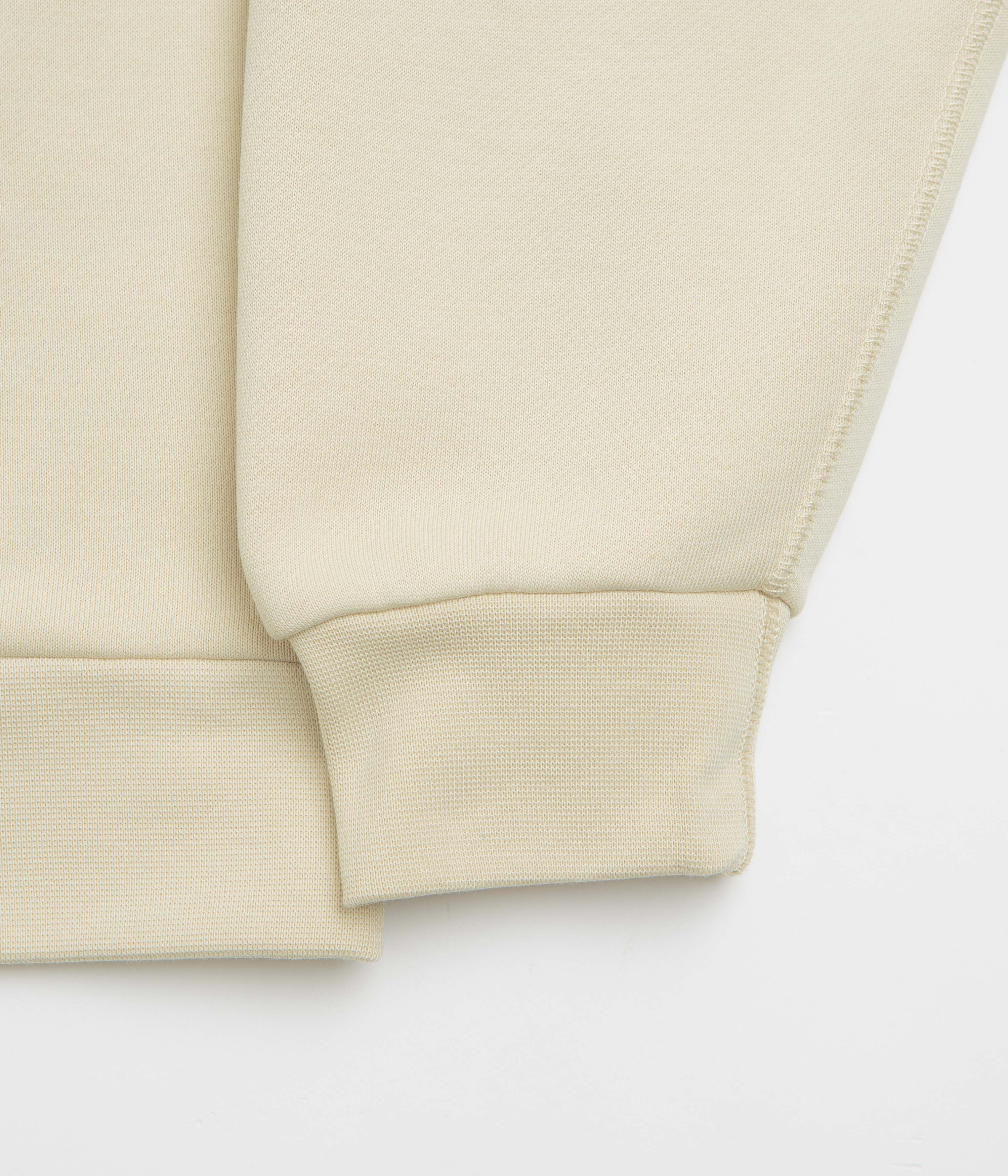 Nike SB Essential Logo Crewneck Sweatshirt - Light Khaki / White - Image 4