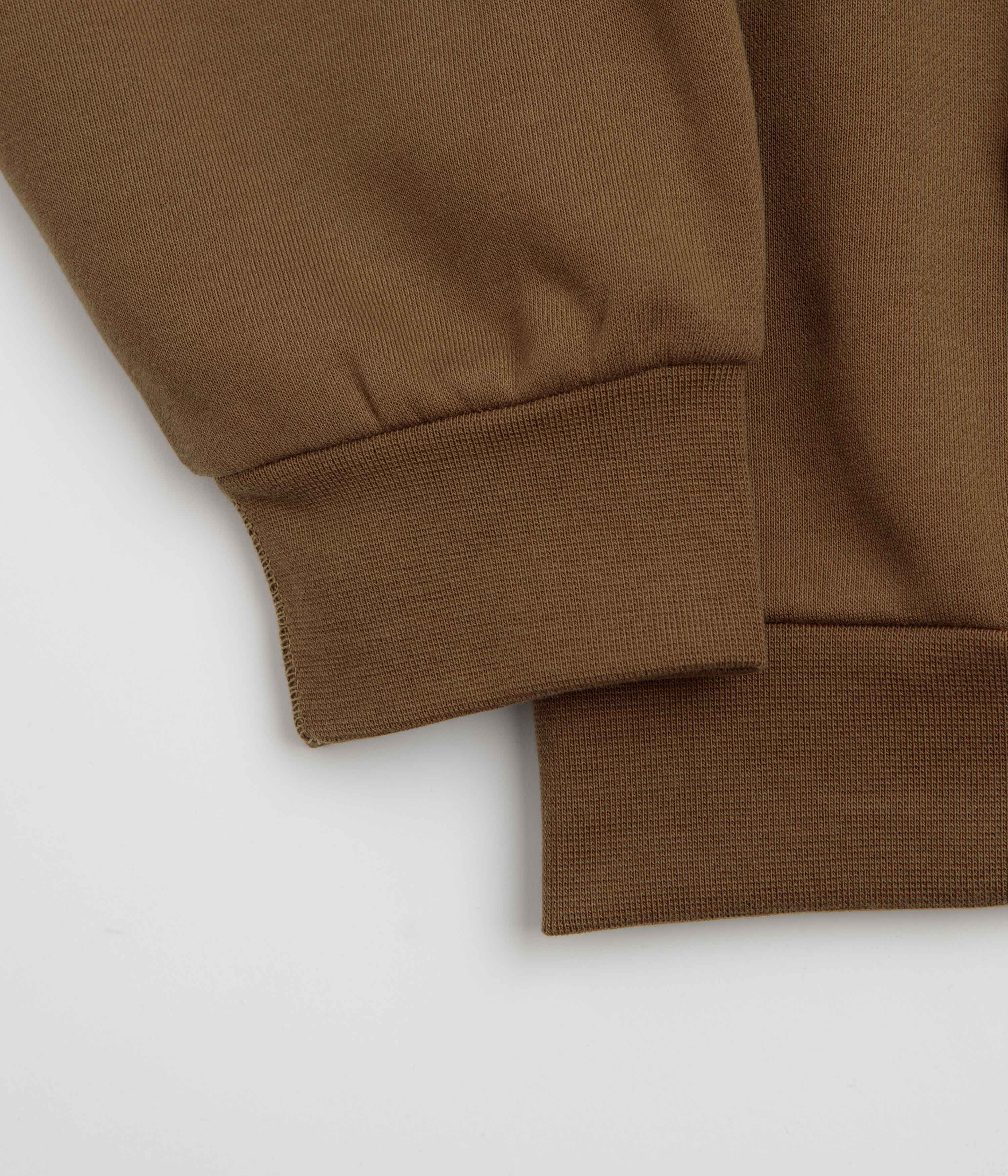 Nike SB Essential Logo Hoodie - Mosswood Brown / White - Image 4
