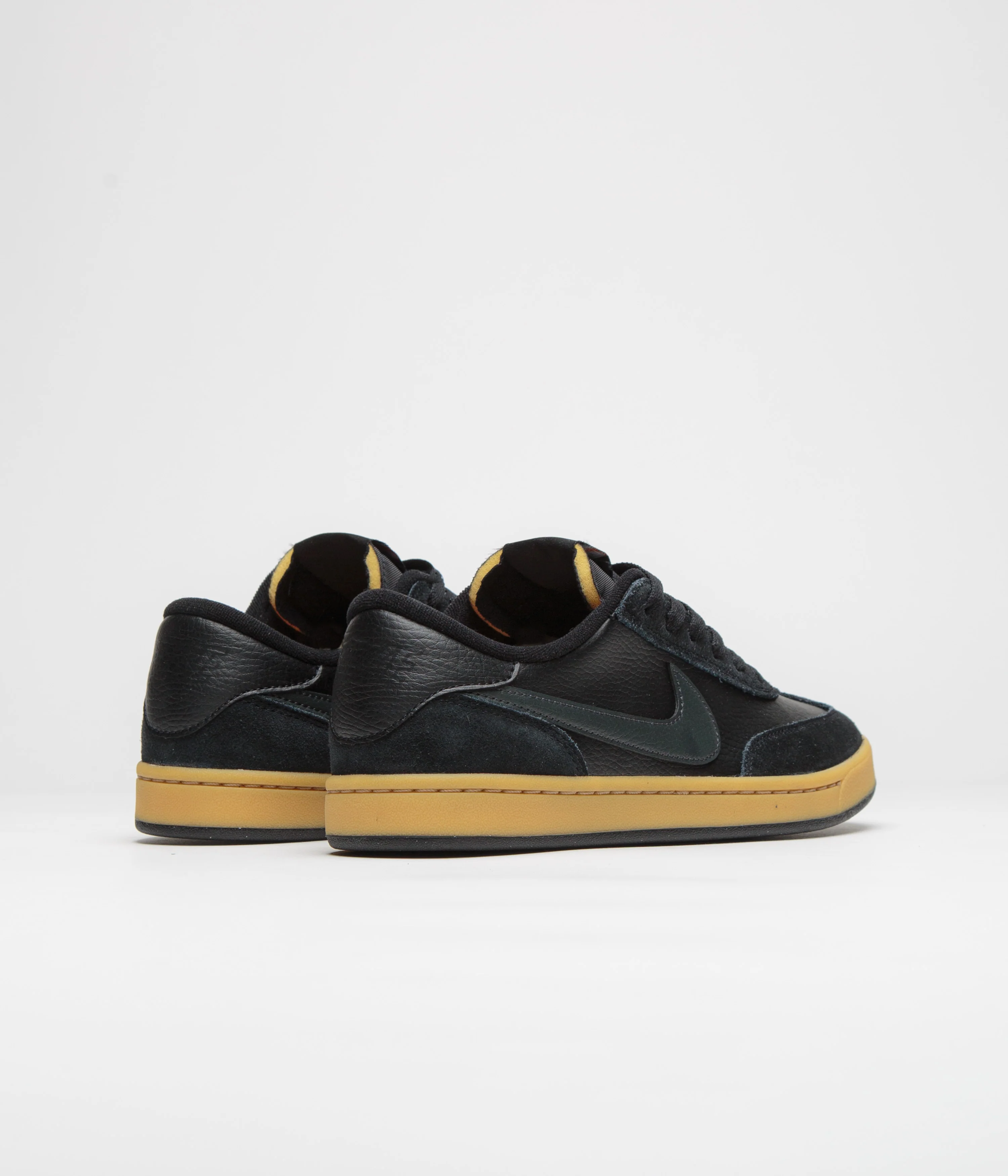 Nike SB FC Classic Shoes - Black / Anthracite - Black - Vivid Orange - Image 4