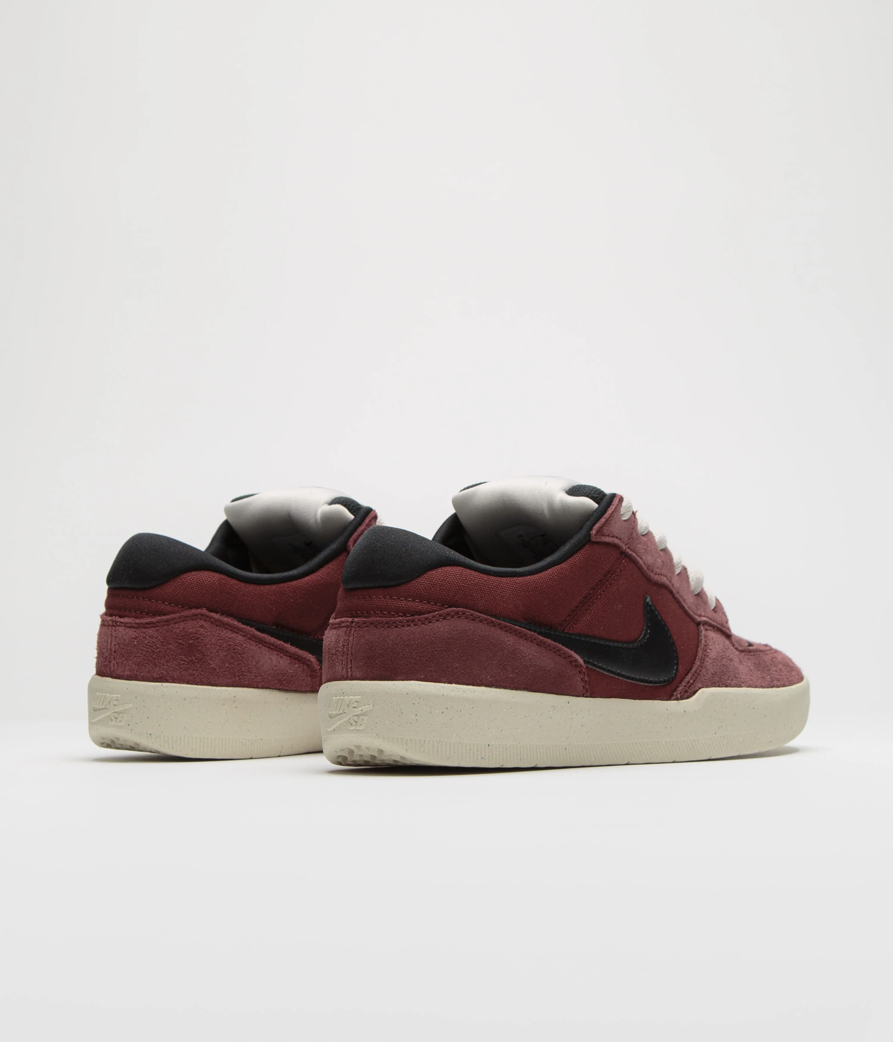 Nike SB Force 58 Shoes - Dark Team Red / Black - Black - Light Orewood Brown - Image 3