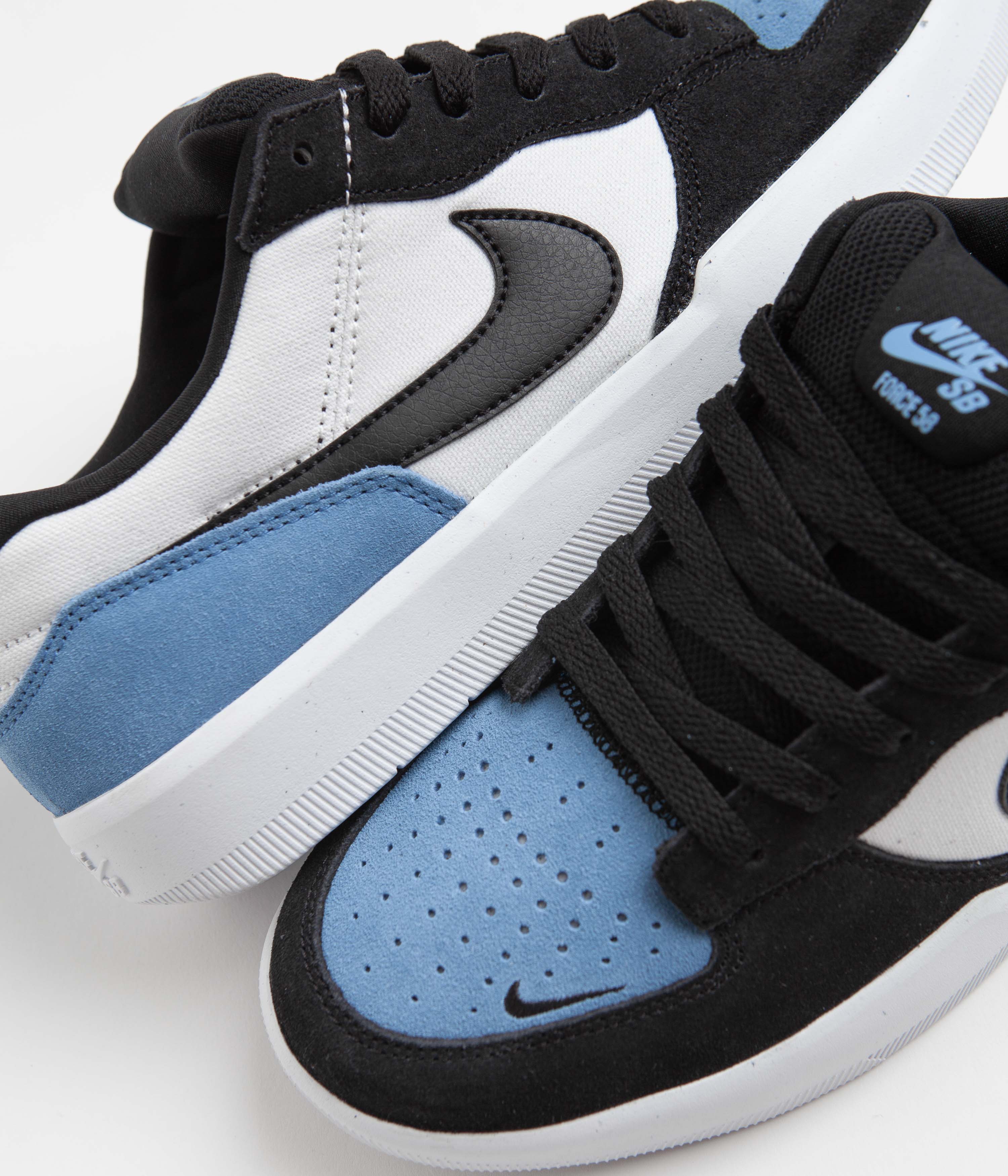 Nike SB Force 58 Shoes - Dutch Blue / Black - White - Image 3