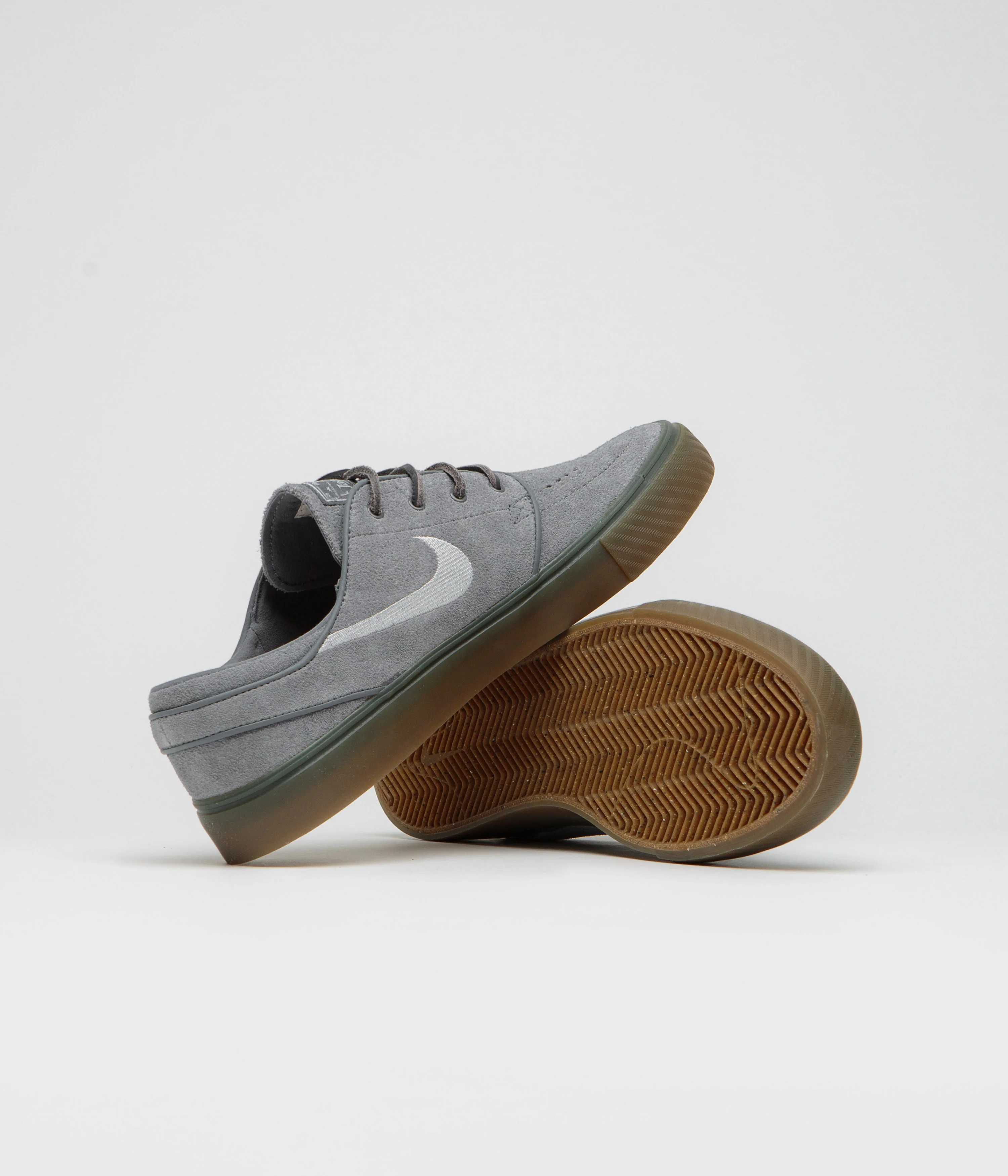 Nike SB Janoski OG+ Shoes - Cool Grey / White - Cool Grey - Image 5