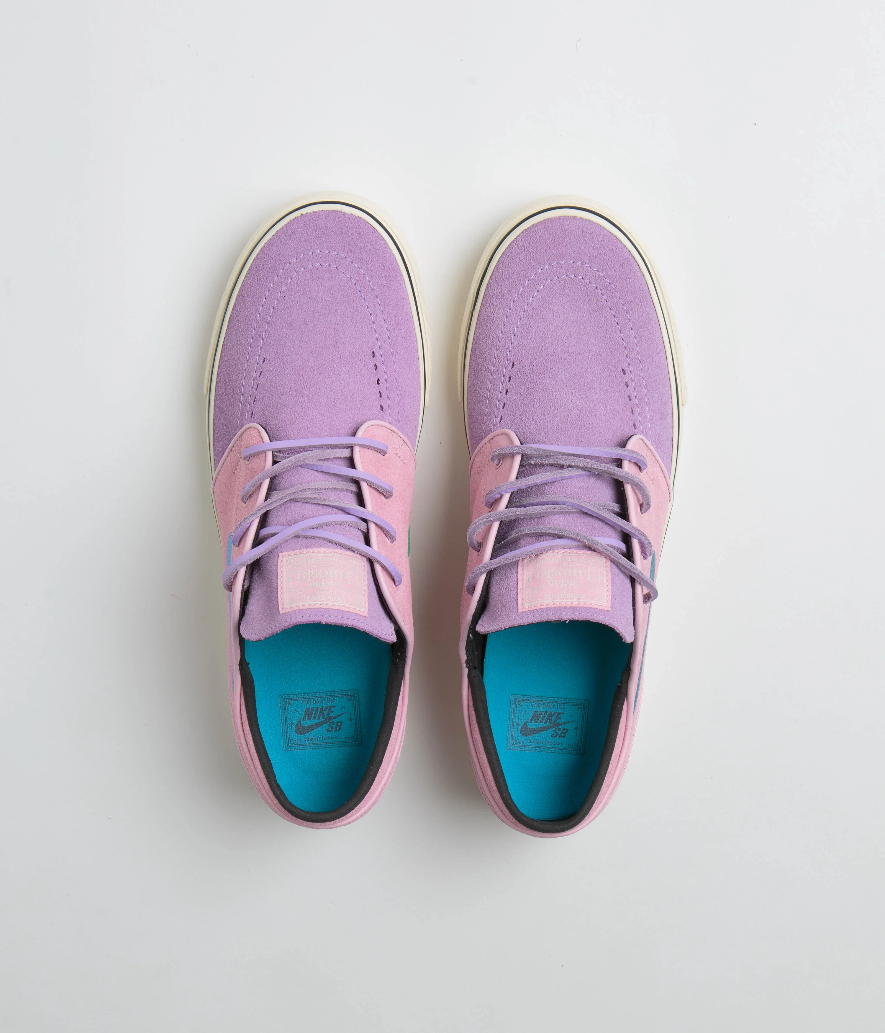 Nike SB Janoski OG+ Shoes - Lilac / Noise Aqua - Med Soft Pink - Image 8