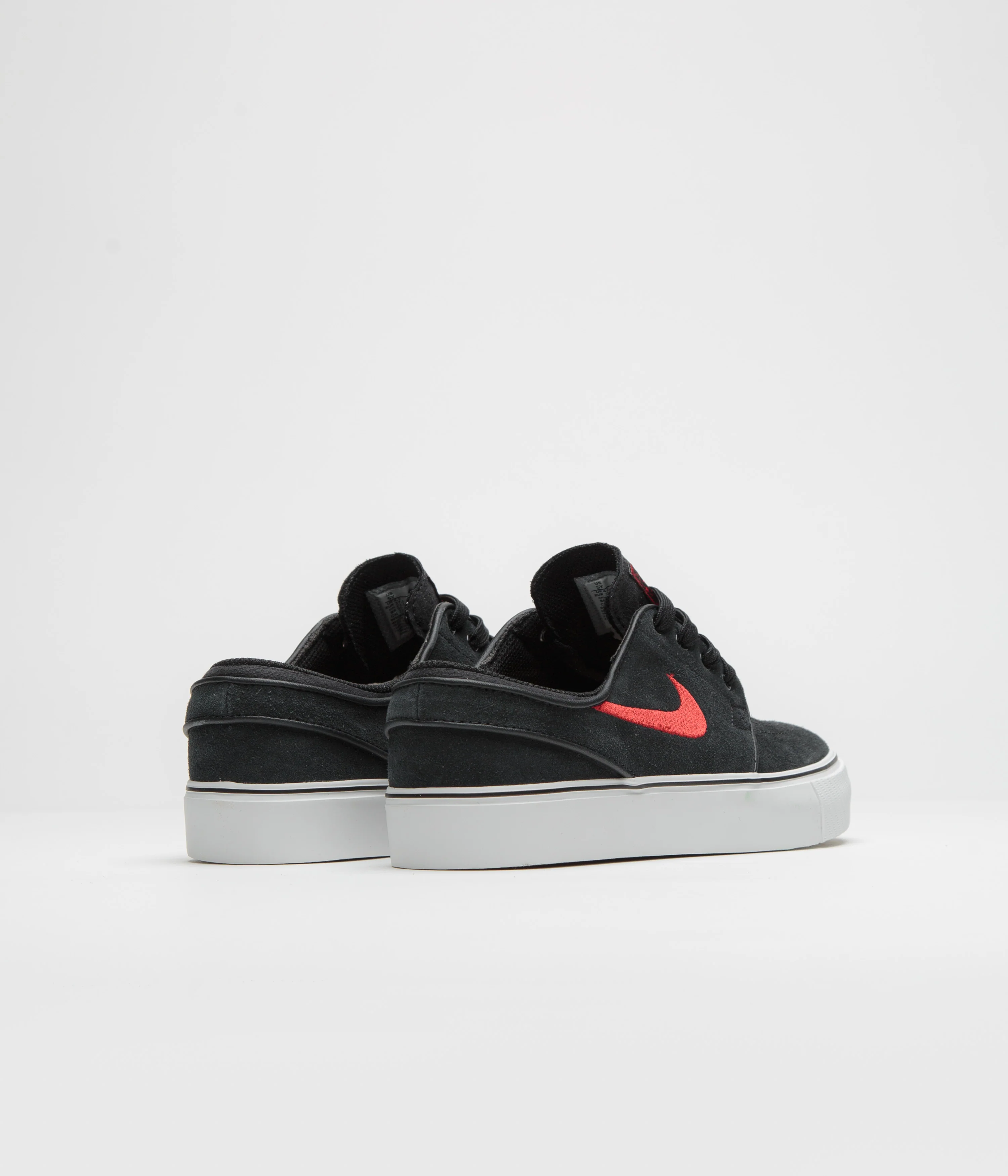 Nike SB Kids Stefan Janoski Shoes - Black / University Red - Black - Summit White - Image 4