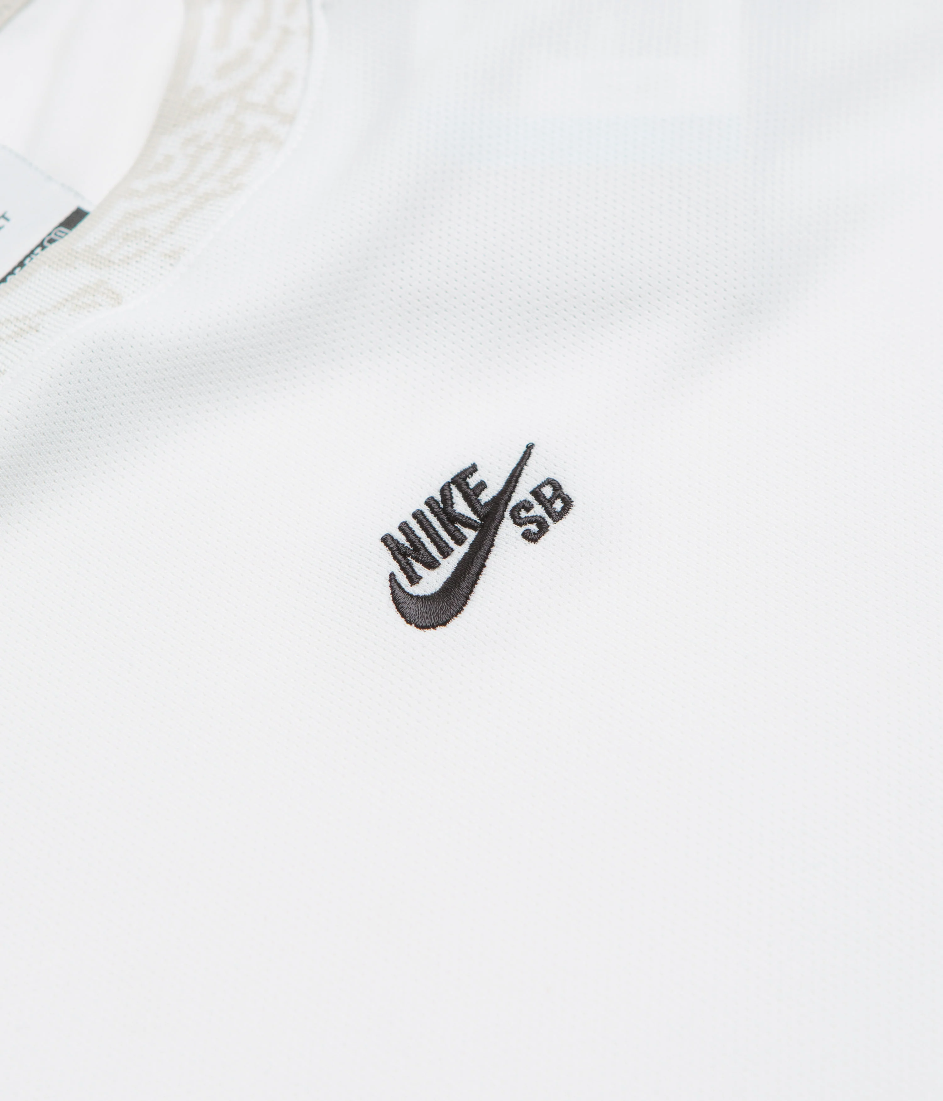 Nike SB Knit Jersey - White / Light Bone / Black - Image 3