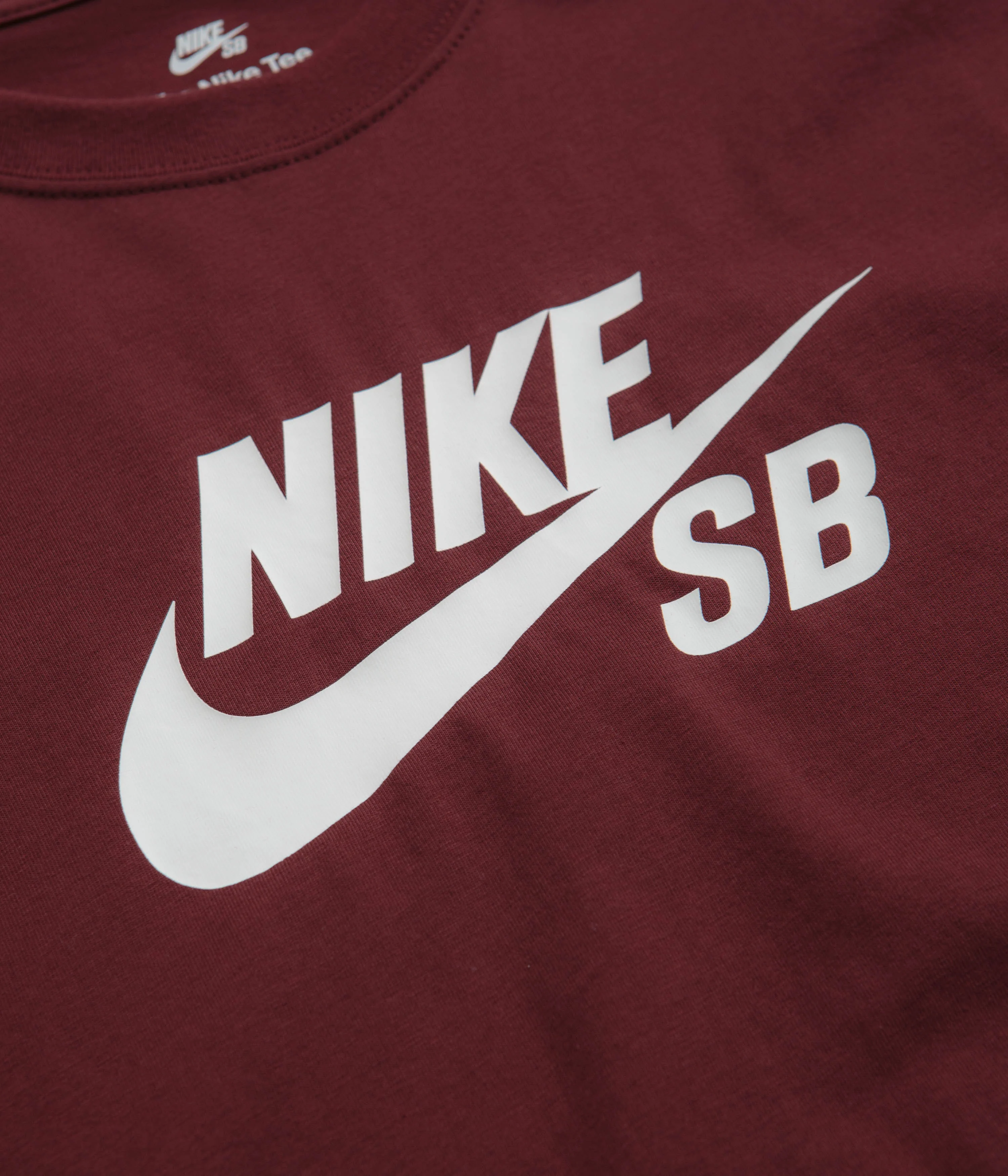 Nike SB Large Logo T-Shirt - Dark Team Red - Image 3