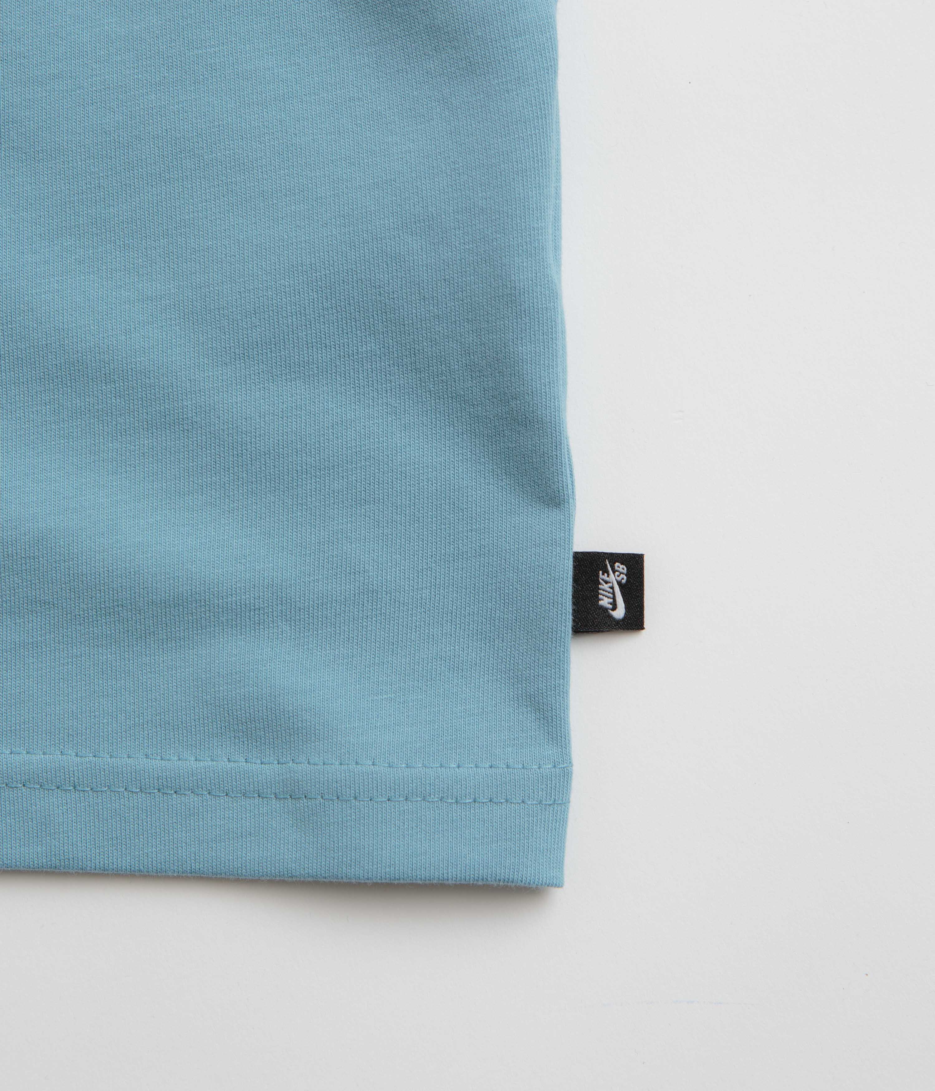 Nike SB Large Logo T-Shirt - Denim Turquoise - Image 4