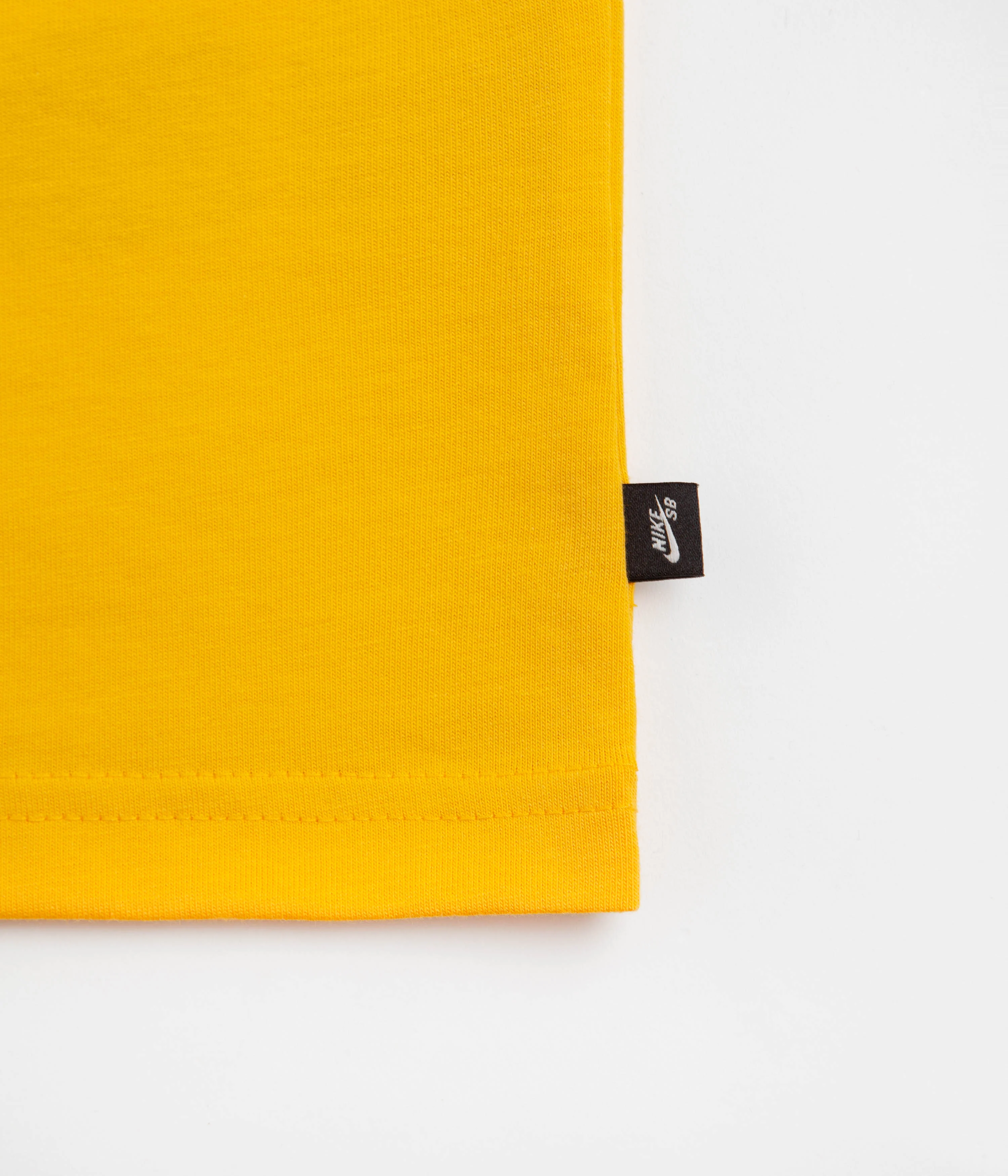 Nike SB Large Logo T-Shirt - University Gold - Image 2