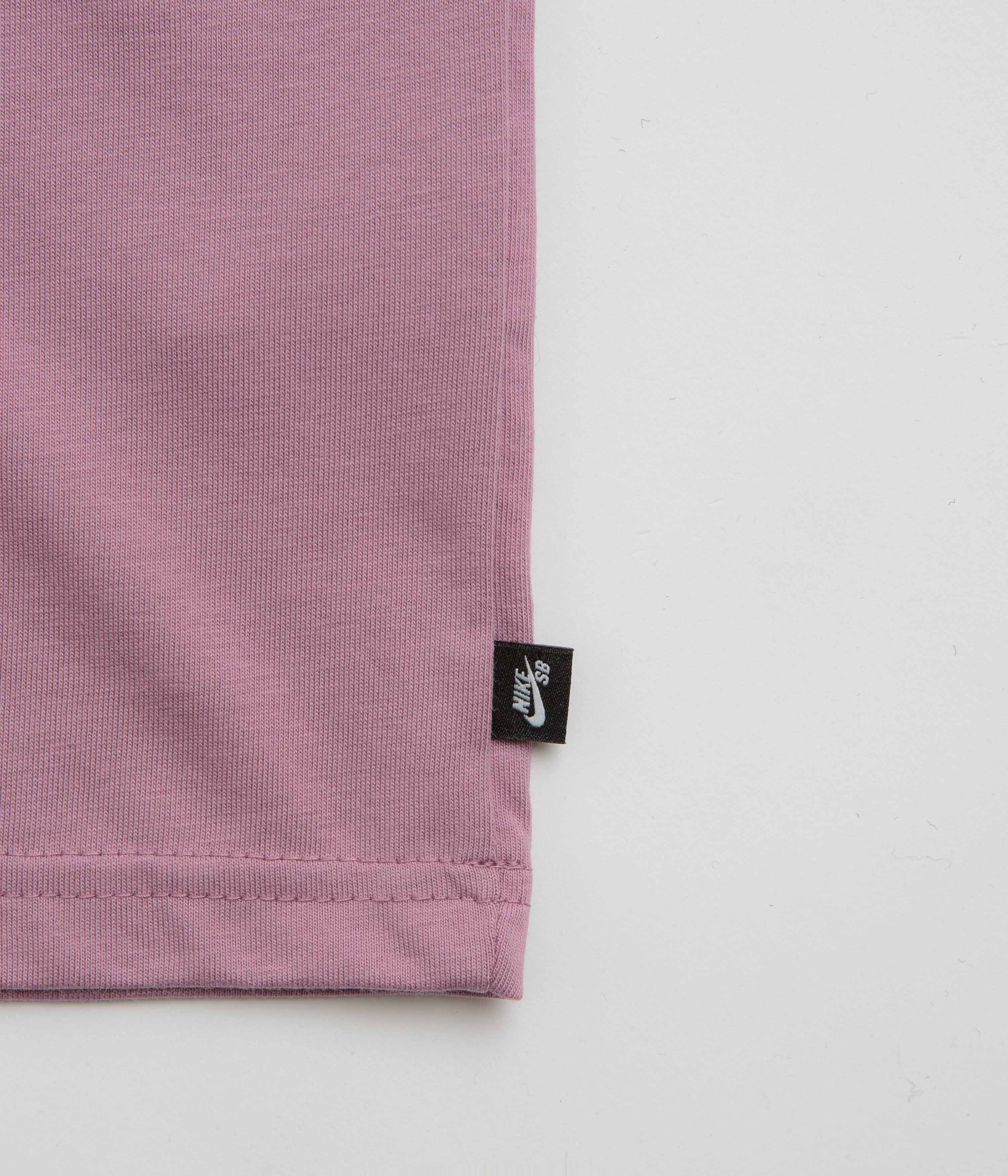 Nike SB Logo T-Shirt - Plum Dust - Image 4
