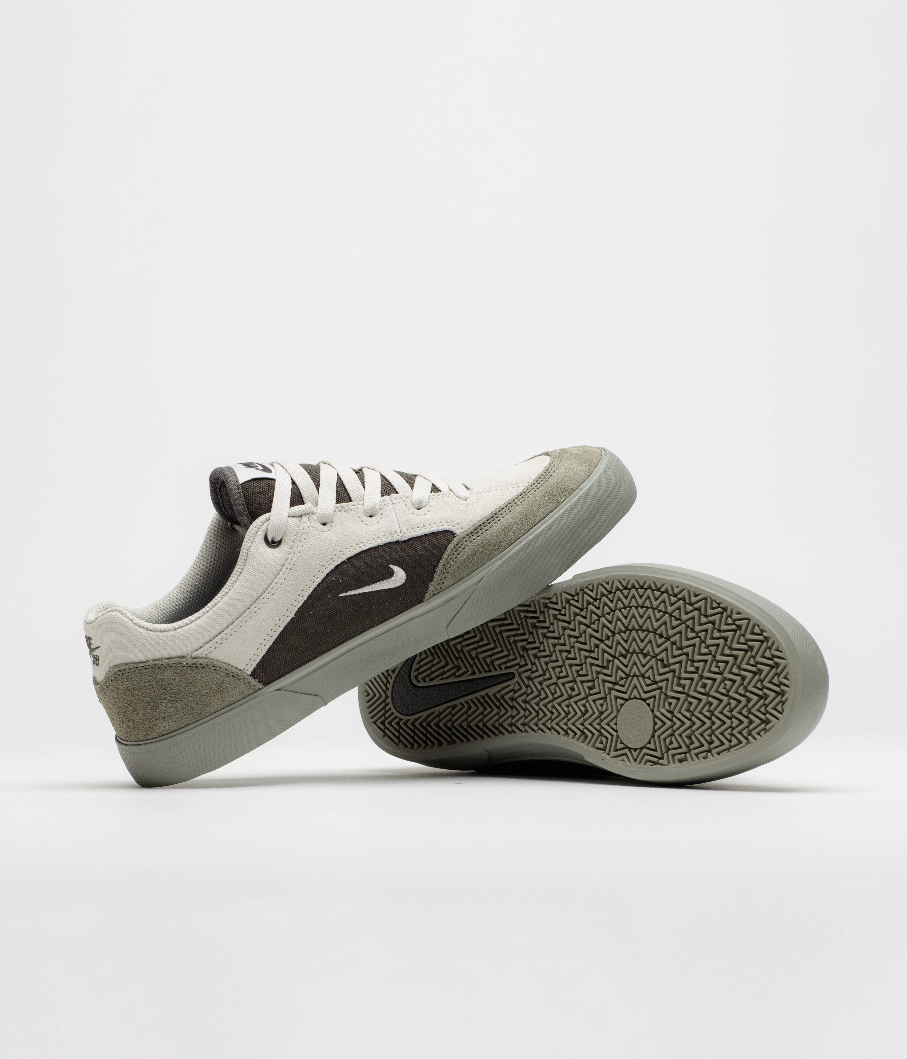 Nike SB Malor Shoes - Light Bone / Light Bone - Light Army - Image 5