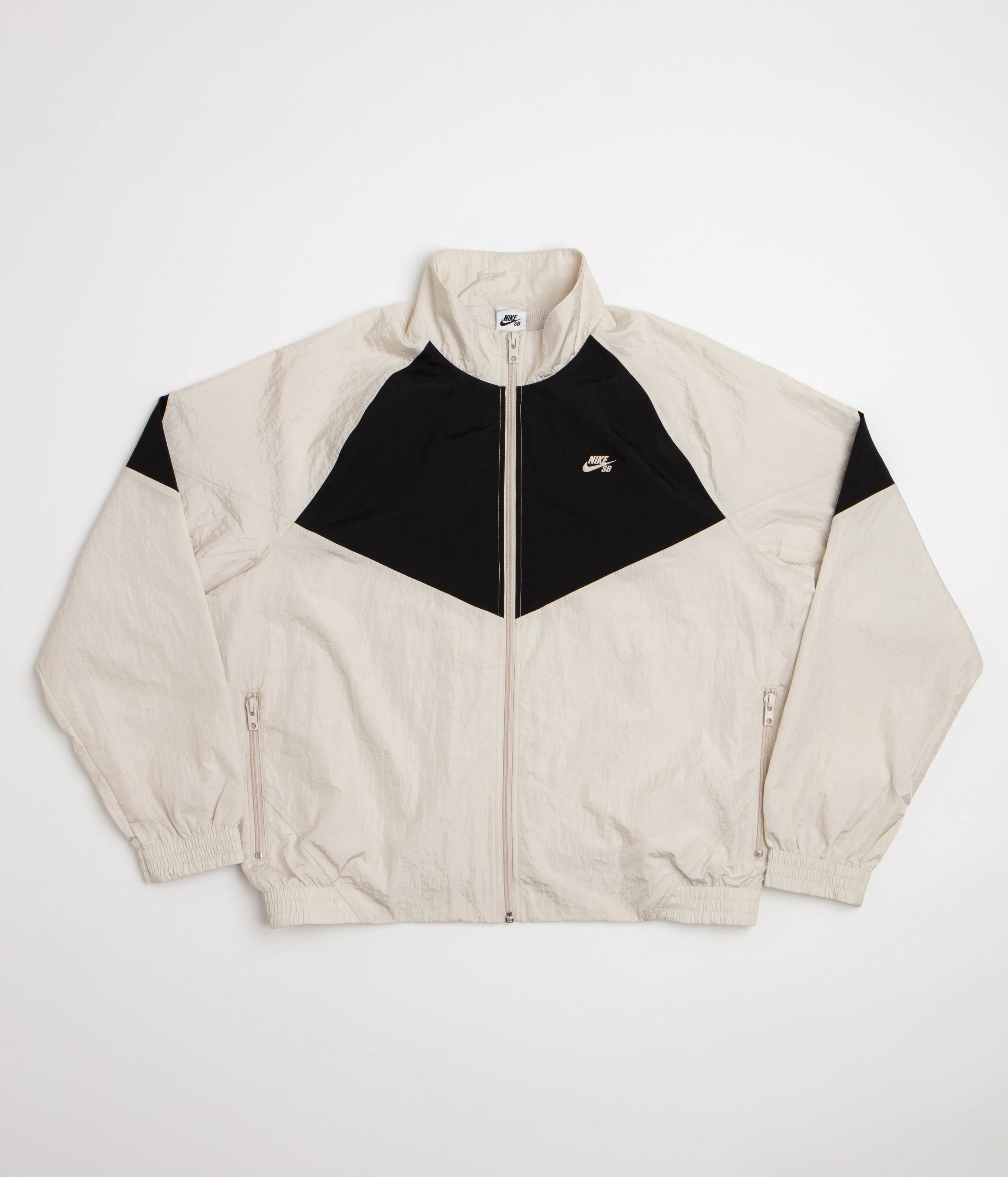 Nike SB Pavan Track Jacket - Light Orewood Brown / Black / Black / White