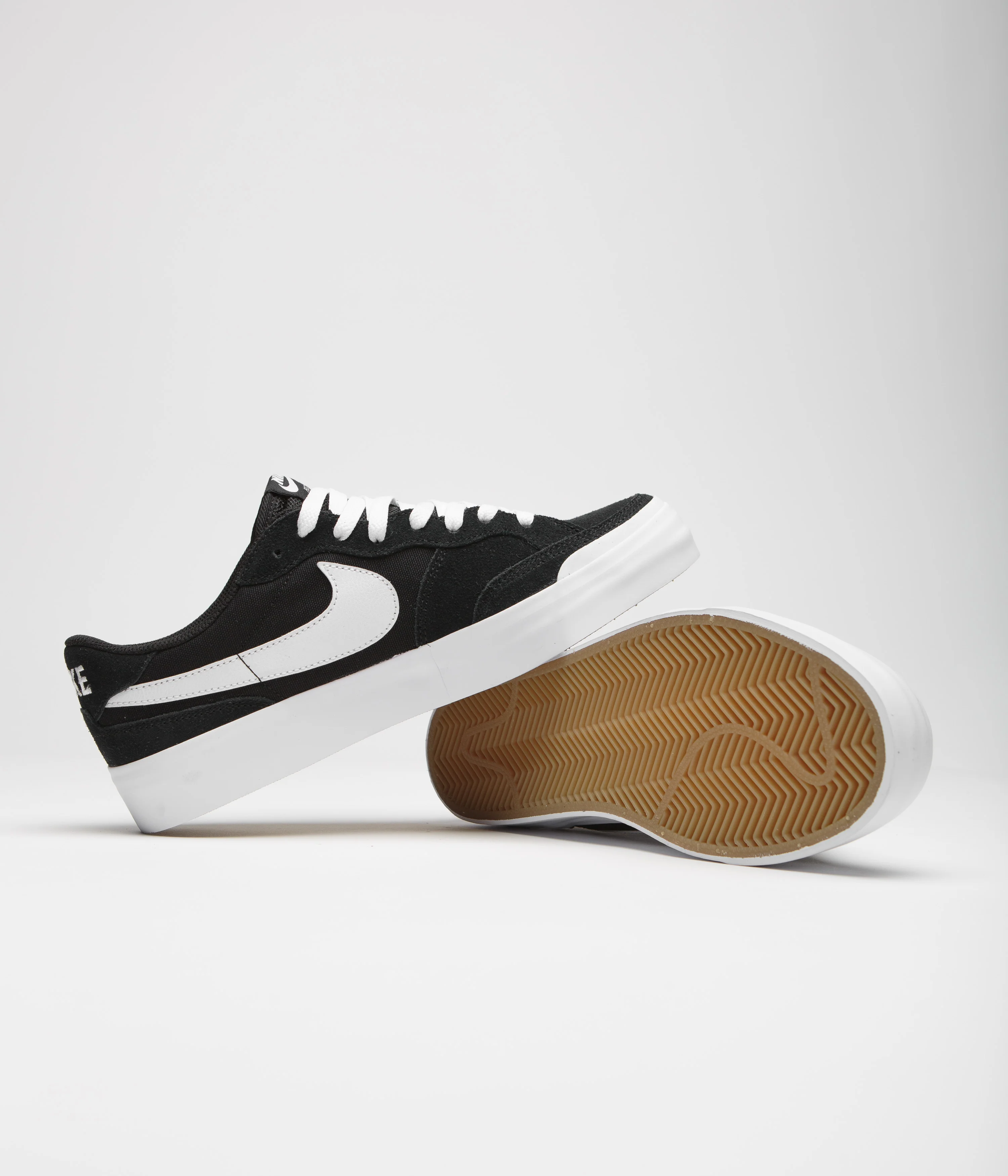 Nike SB Pogo Plus Shoes - Black / White - Black - White - Image 5
