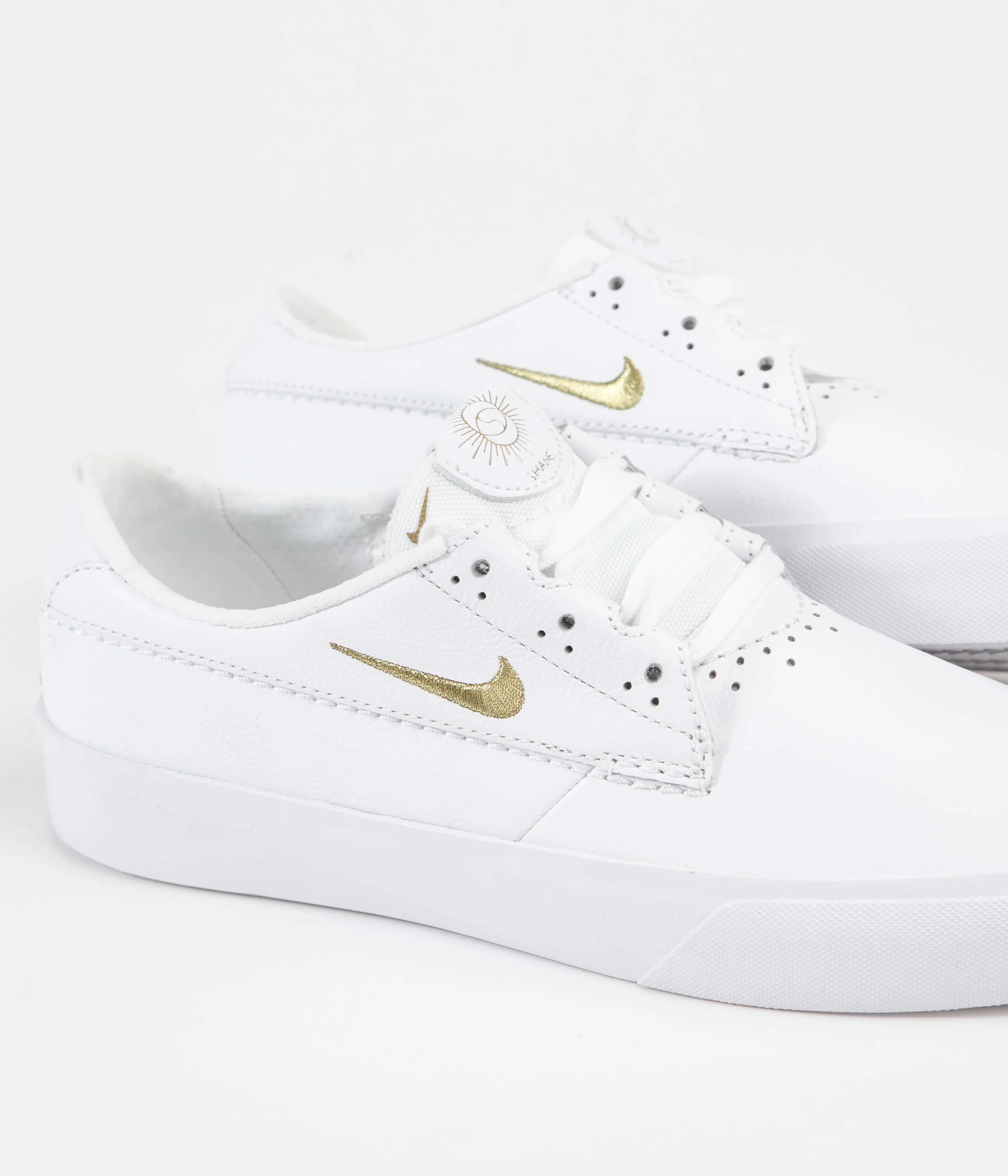 Nike SB Shane Premium Shoes - White / Metallic Gold - White - White - Image 3