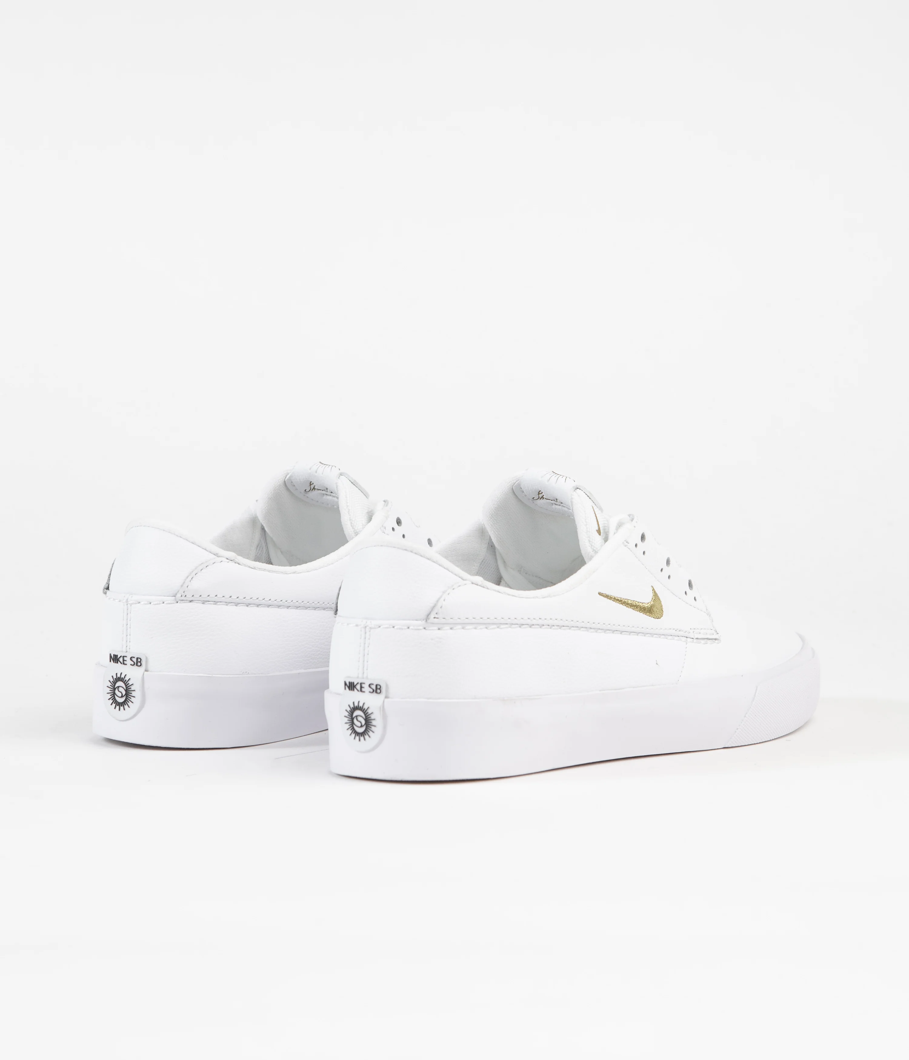 Nike SB Shane Premium Shoes - White / Metallic Gold - White - White - Image 4