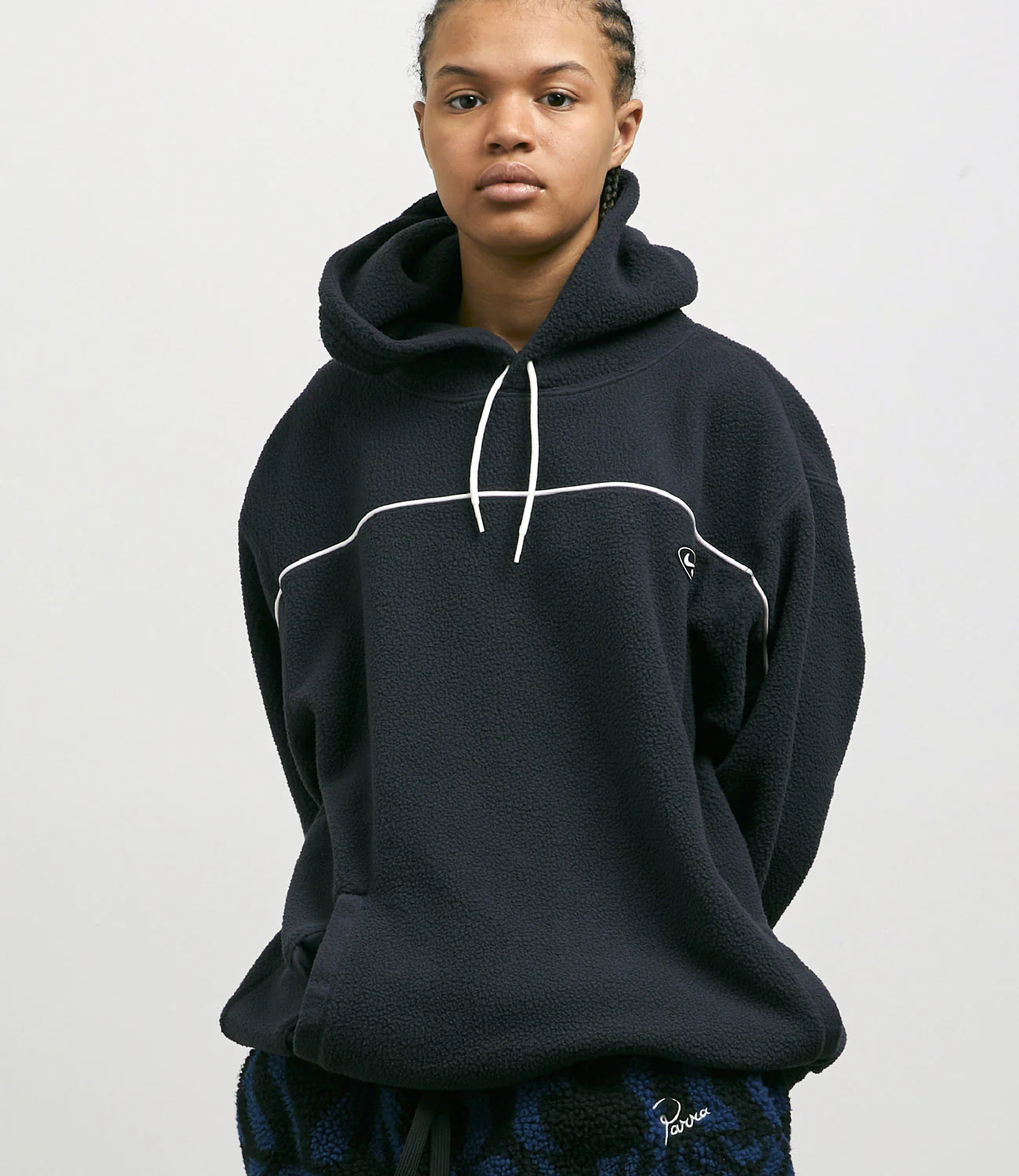 Nike SB Sherpa Fleece Hoodie - Black / Sail / Sail