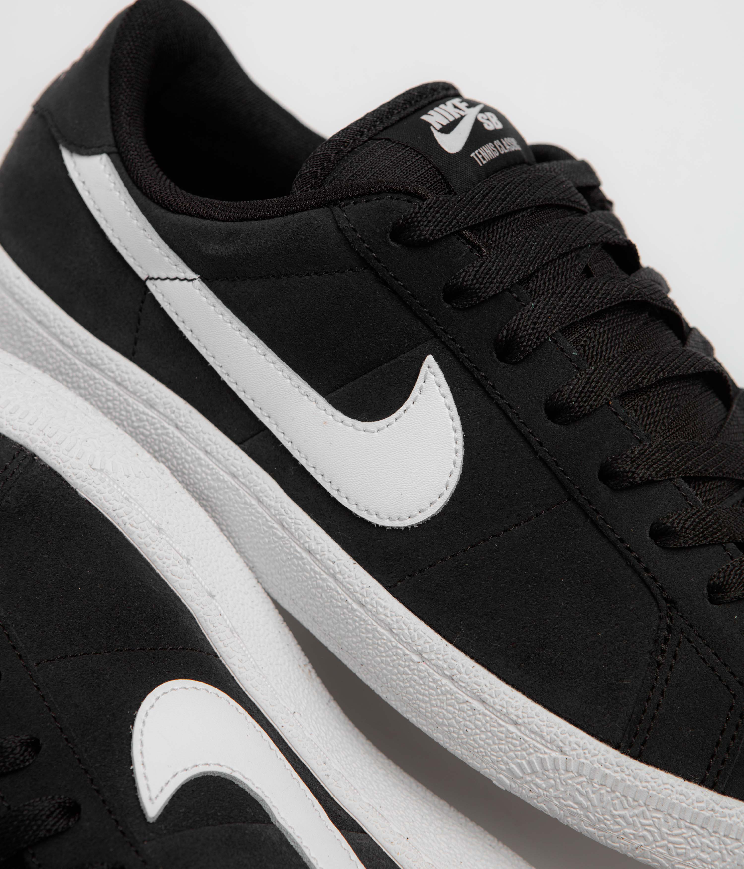 Nike SB Tennis Classic Shoes - Black / White - White - Image 3