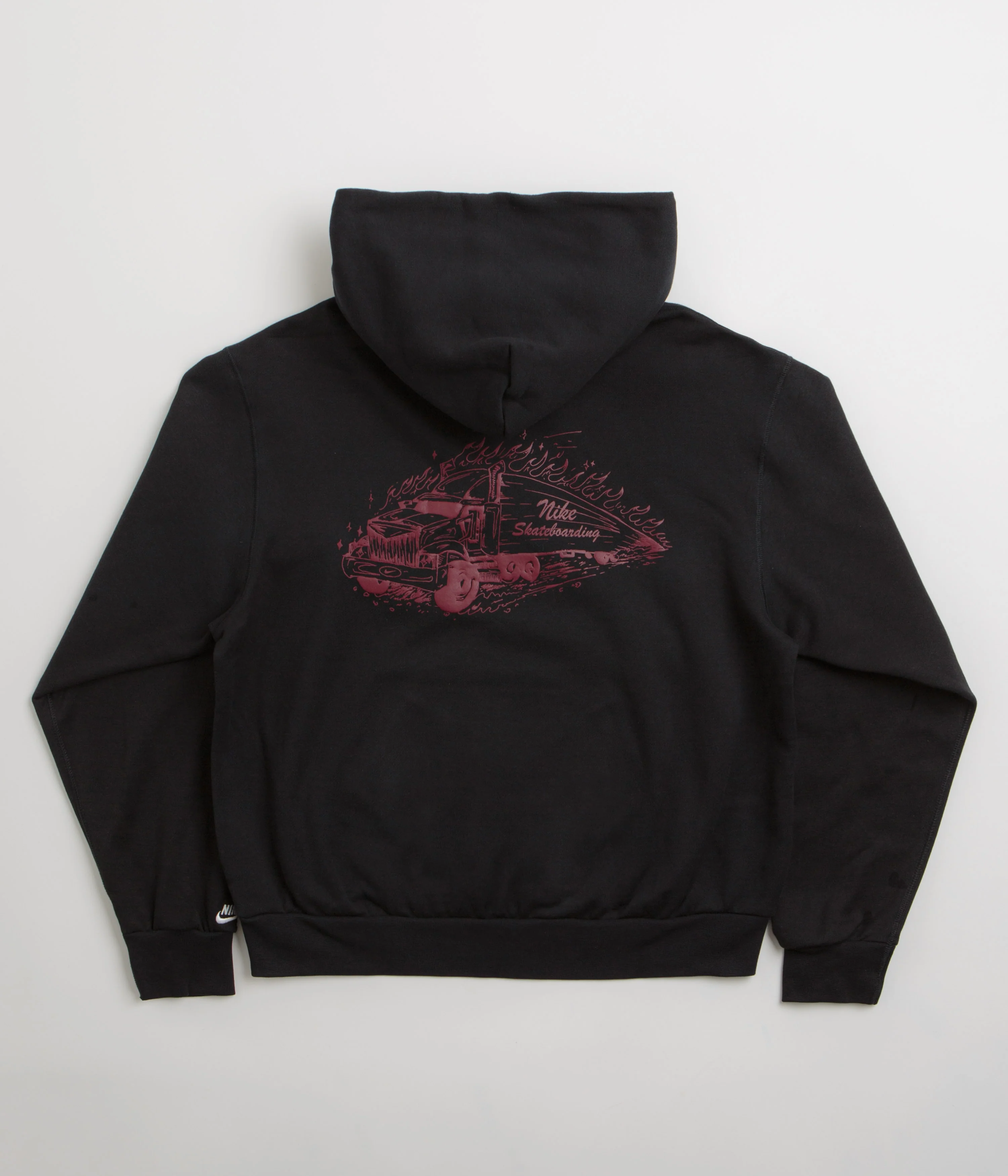 Nike SB Truckin Hoodie - Black - Image 2