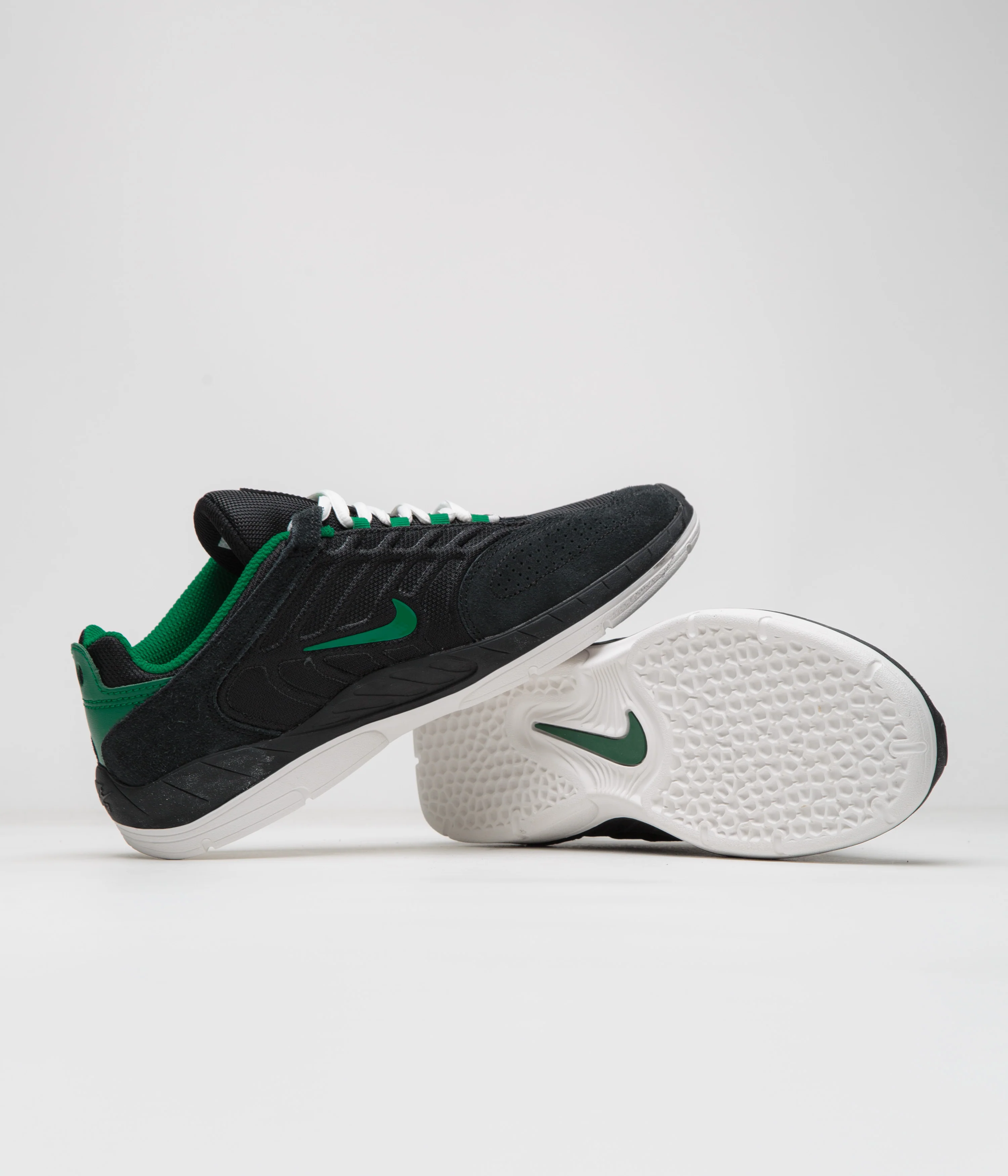 Nike SB Vertebrae Shoes - Black / Malachite - Black - Summit White - Image 5