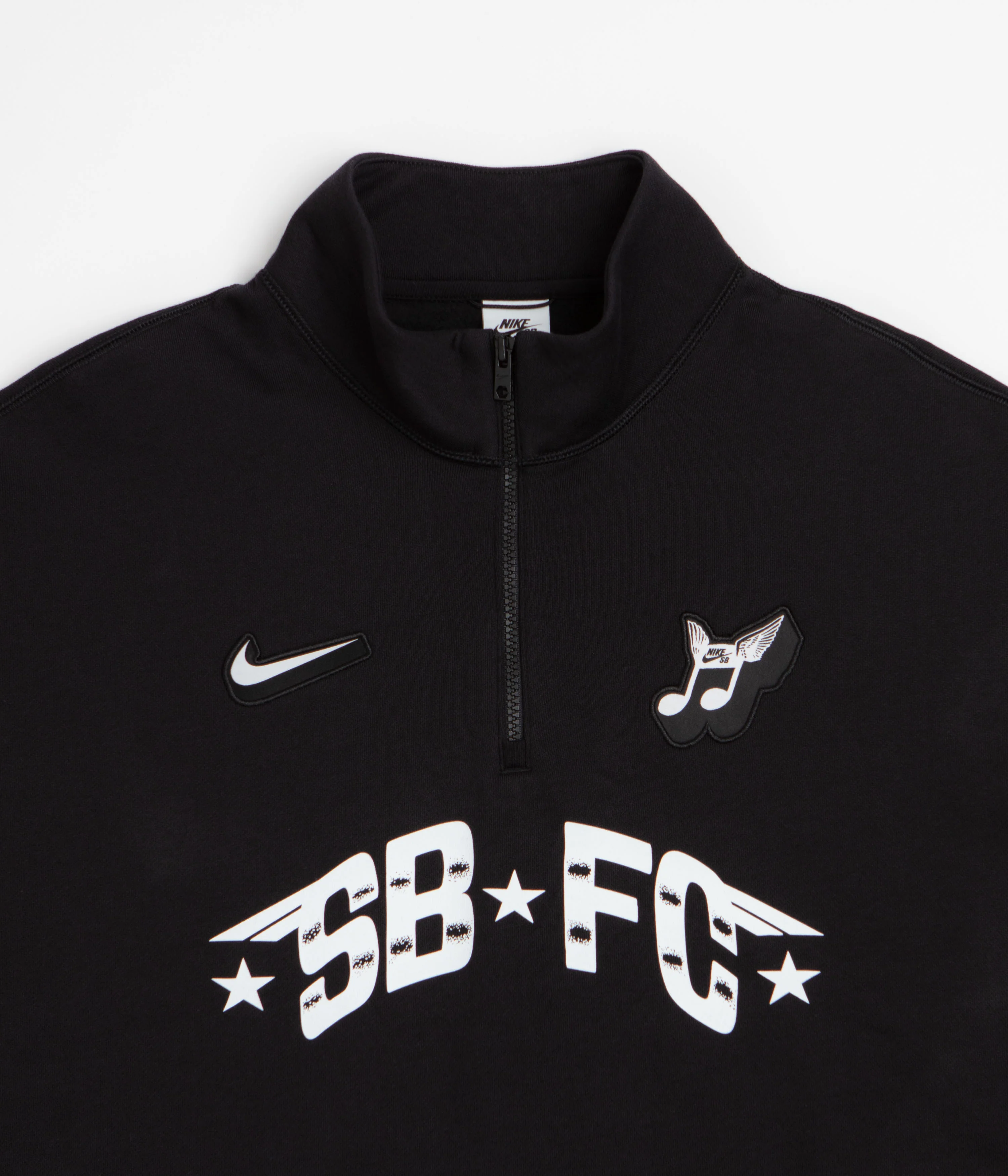 Nike SB World Cup Half Zip Sweatshirt - Black - Image 3
