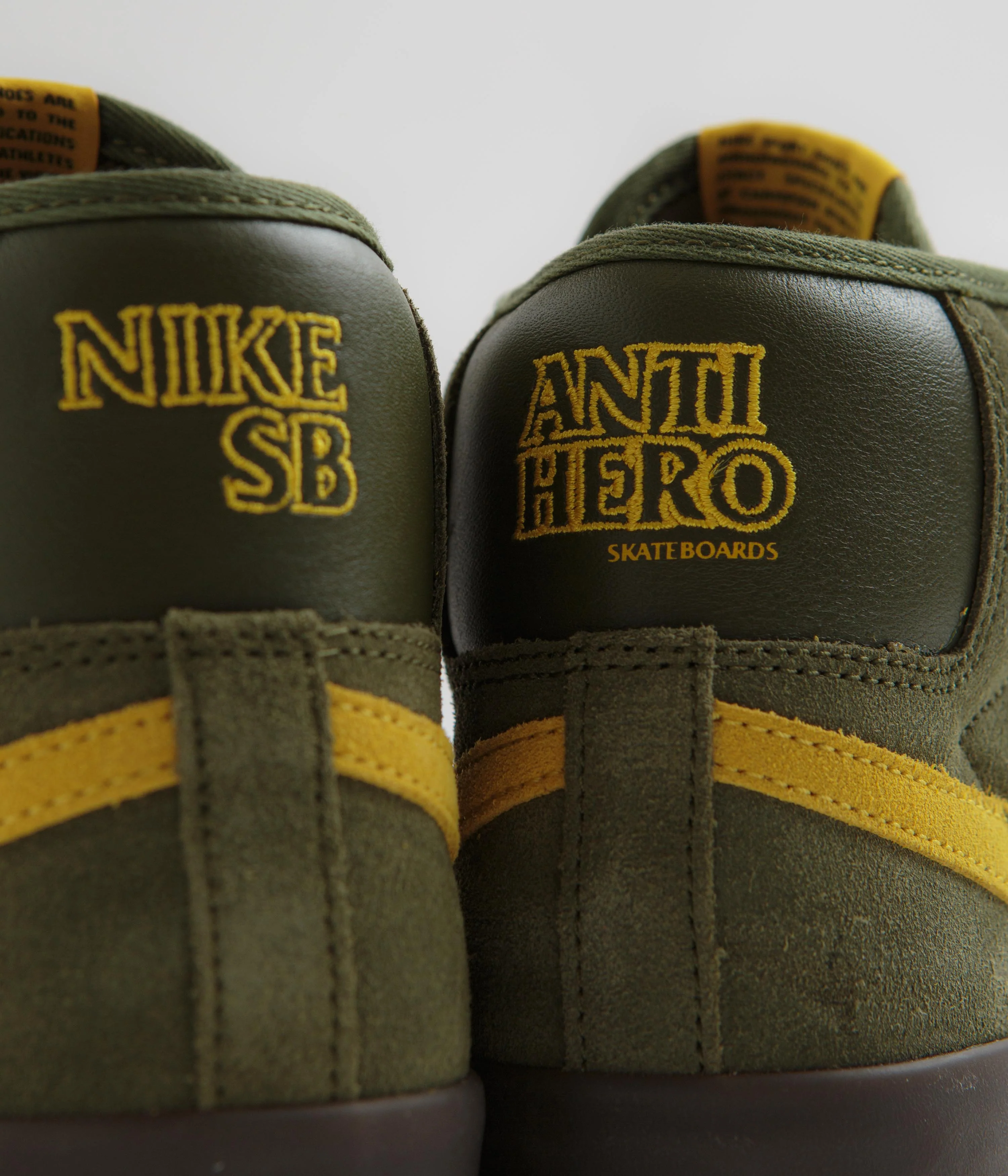 Nike SB x Antihero Blazer Mid Shoes - Rough Green / Amarillo - Rough Green - Image 5