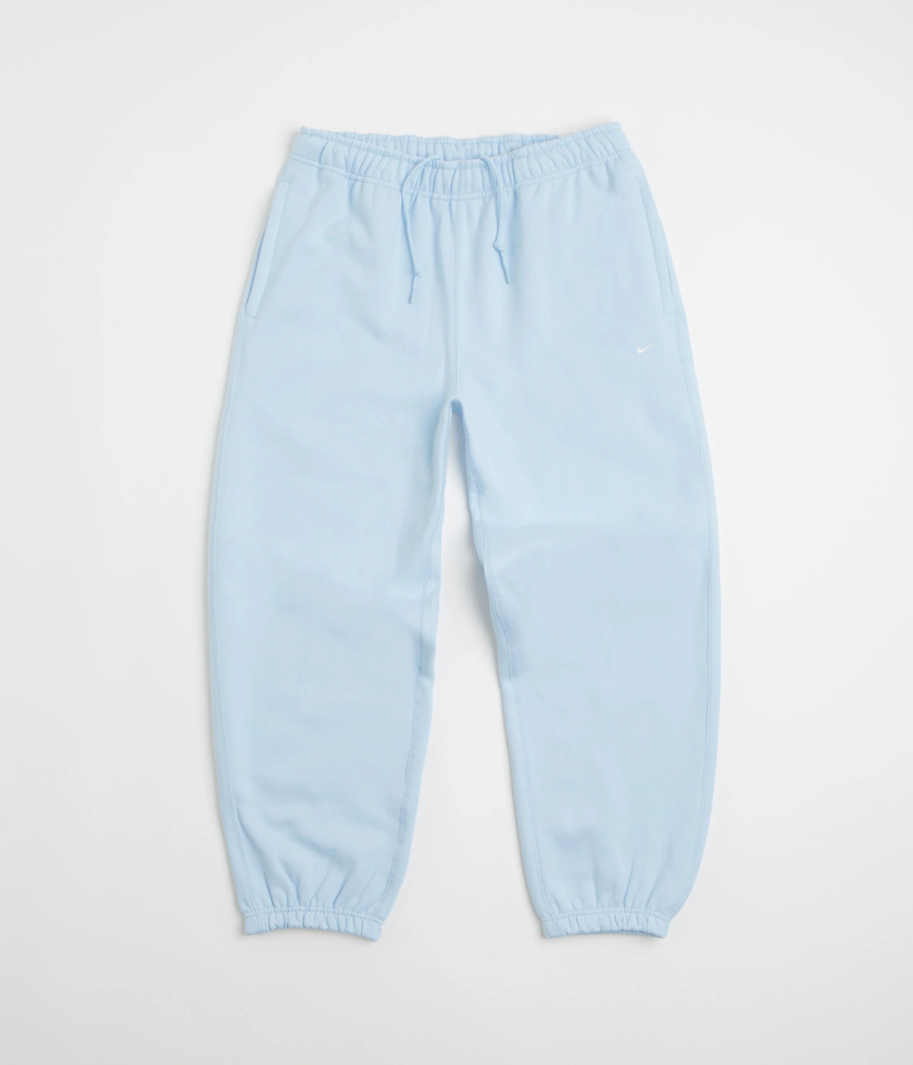 Nike Solo Swoosh Cuffed Sweatpants - Celestine Blue / Celestine Blue / White