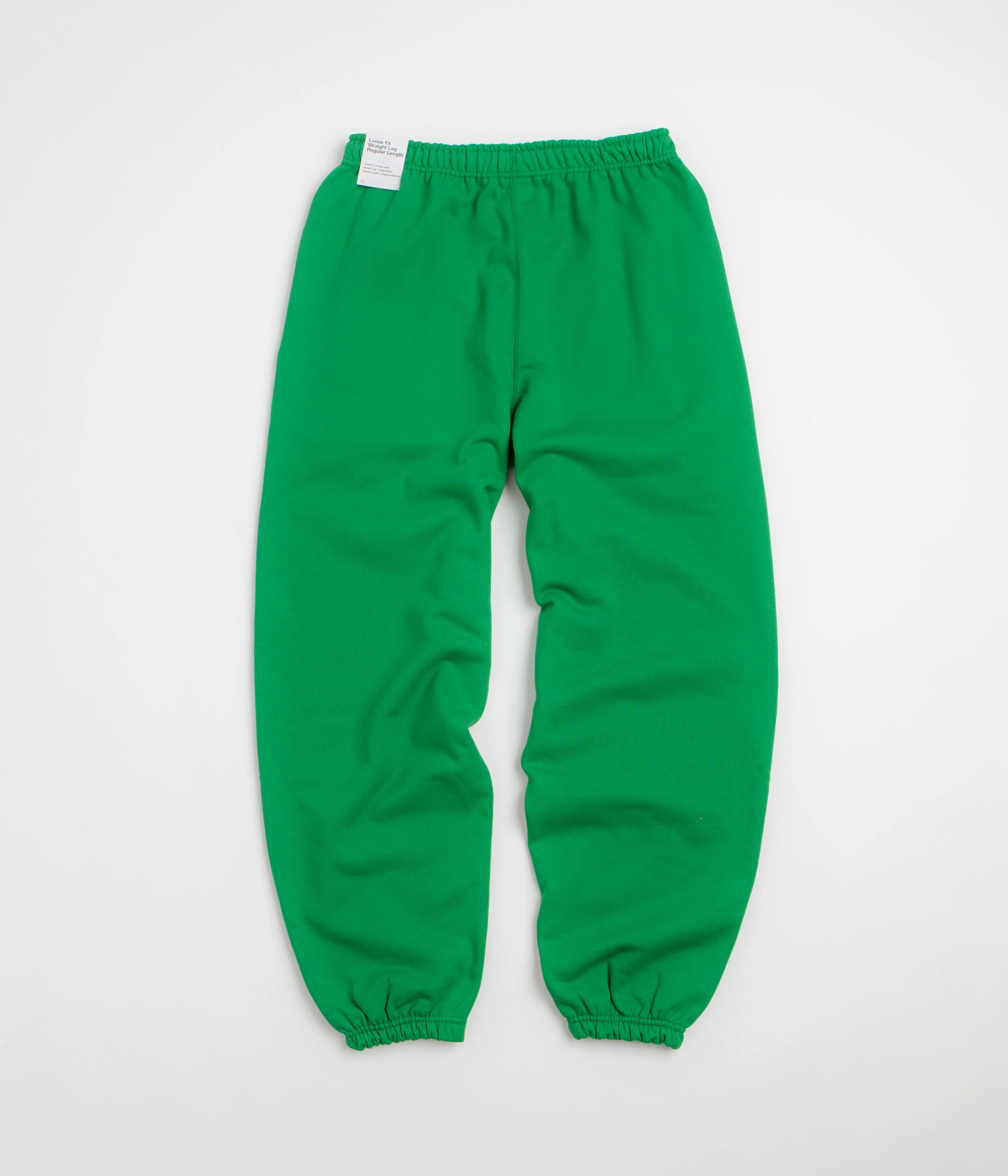Nike Solo Swoosh Cuffed Sweatpants - Court Green / Court Green / White - Image 3